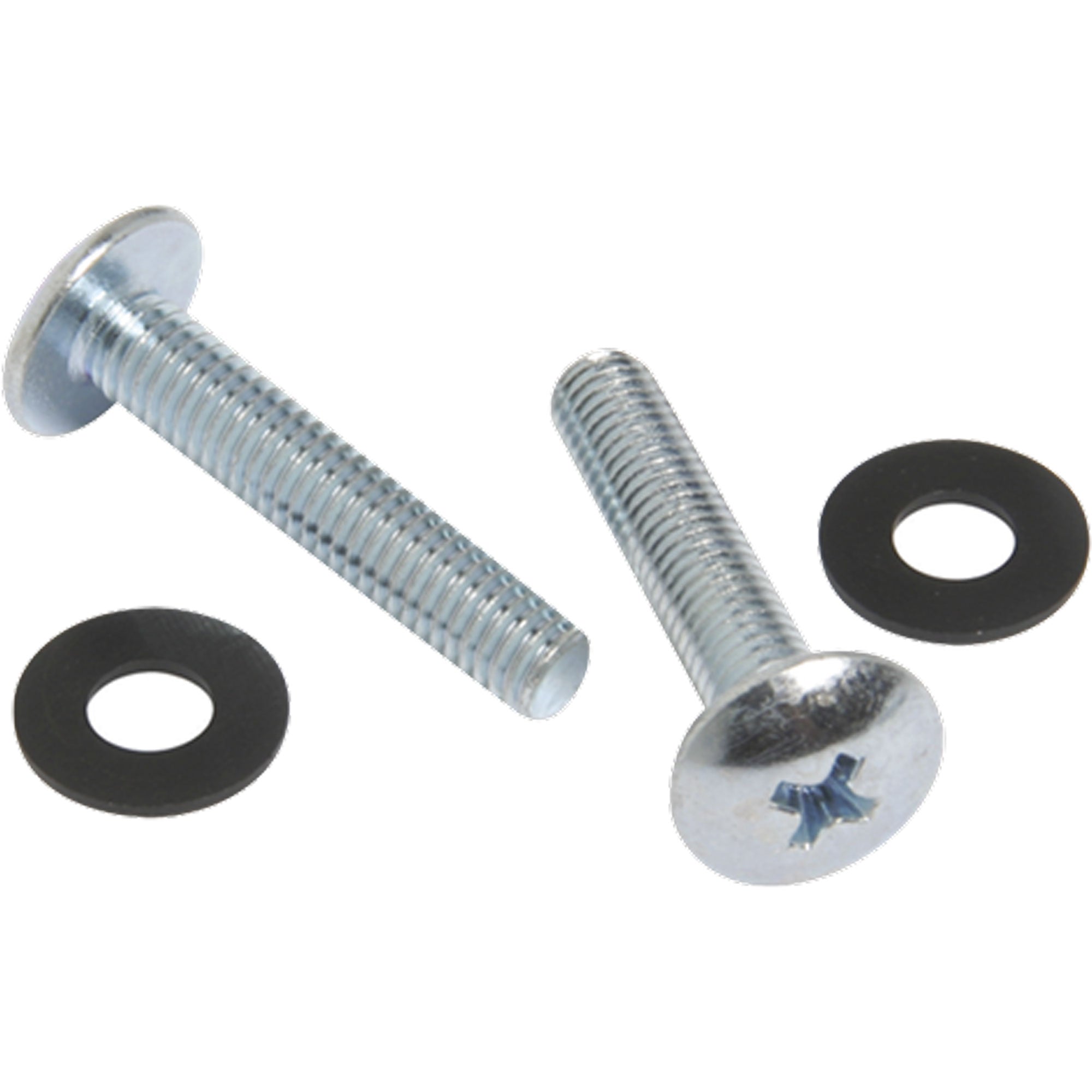 AtlasIED HK-40 40 Count #10-32 Phillips Head Chrome Screws and 40 Plastic Washers