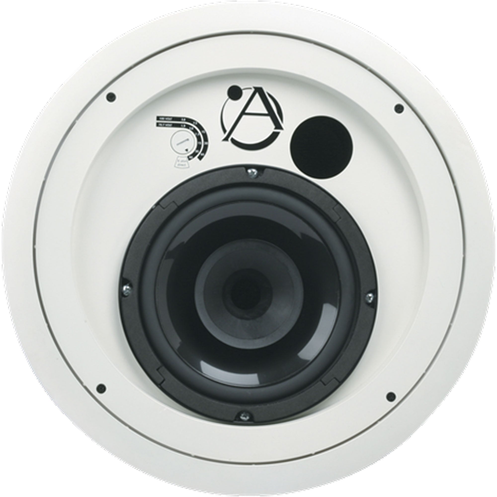 AtlasIED FAP8CXT 8" Compression Driver Coaxial In-Ceiling Speaker with 60W 70/100V Transformer