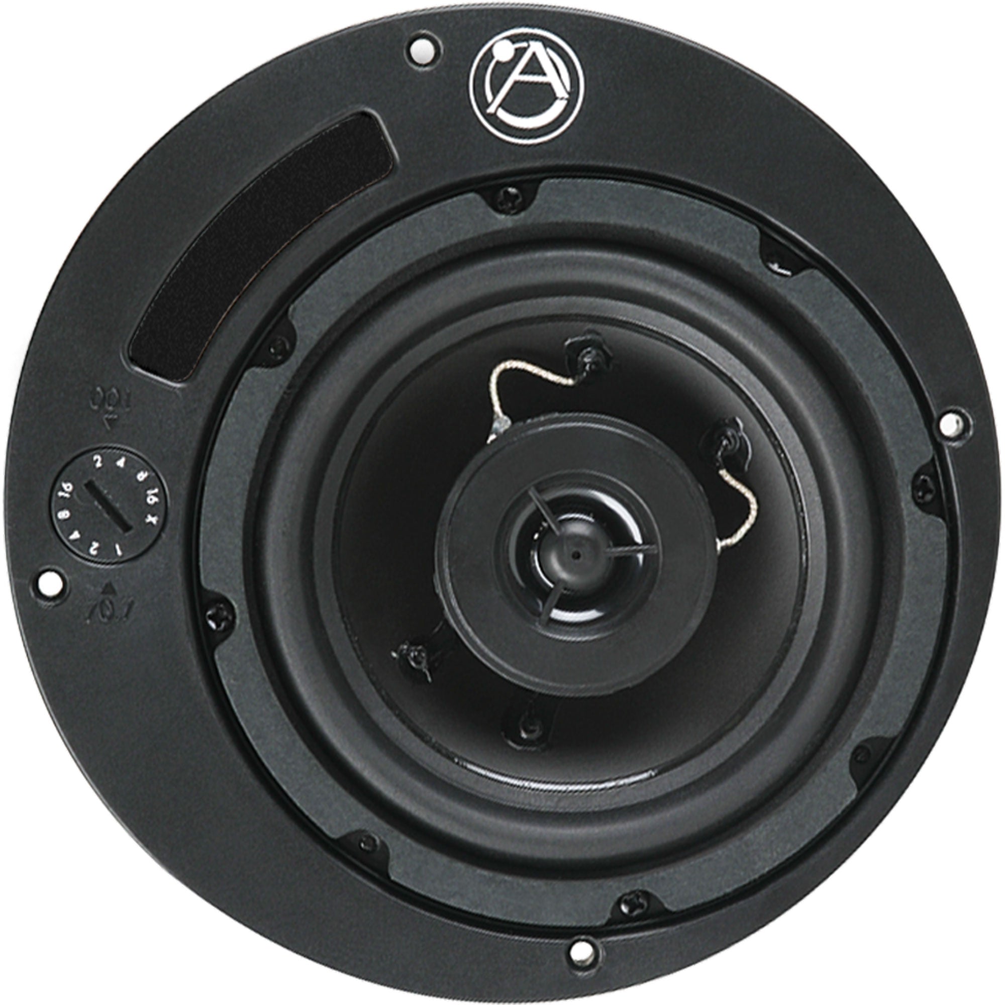 AtlasIED FA42T-6MB 4" In-Ceiling Coaxial Speaker Motorboard Assembly with 16W 70/100V Transformer