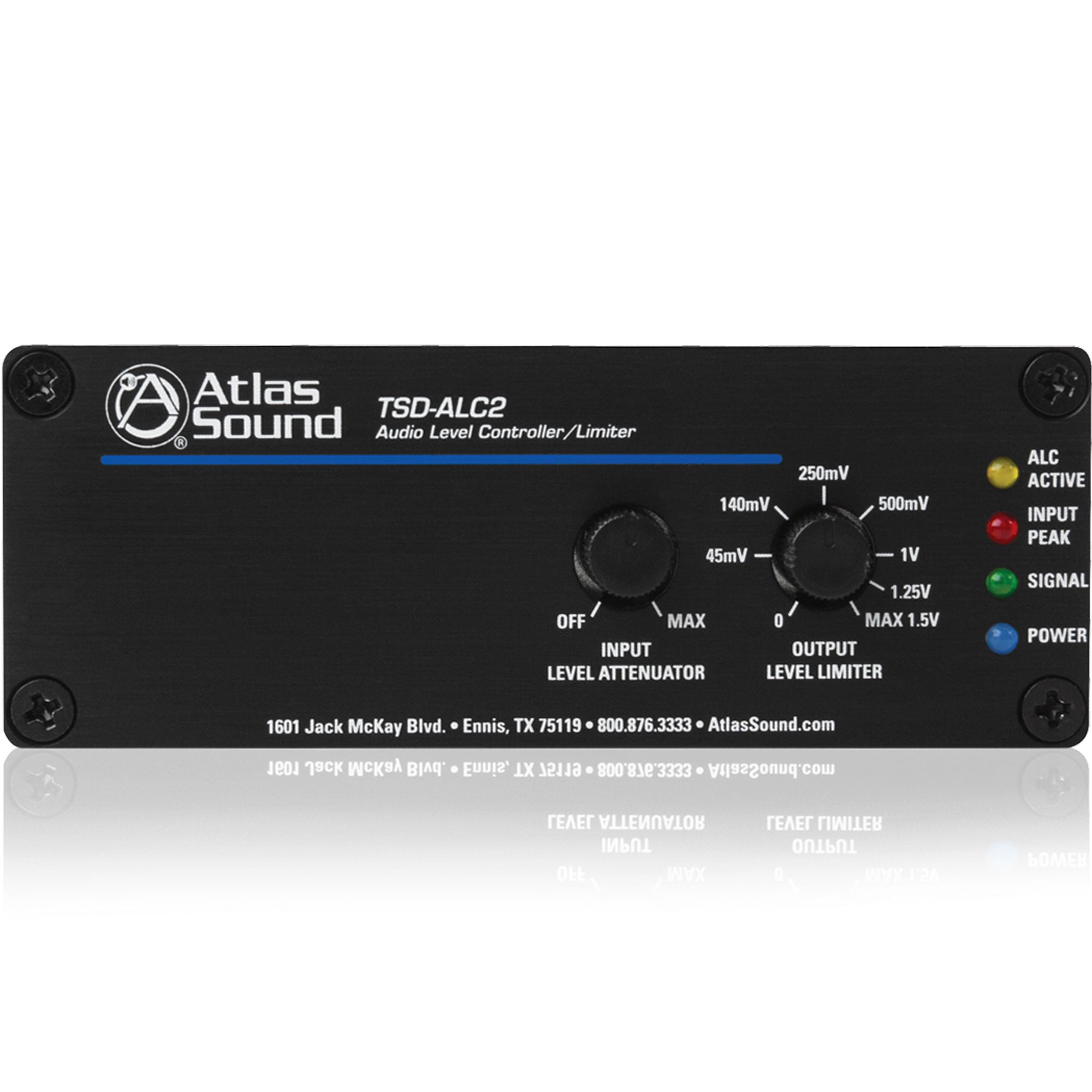 AtlasIED TSD-ALC2 Audio Level Controller / Limiter