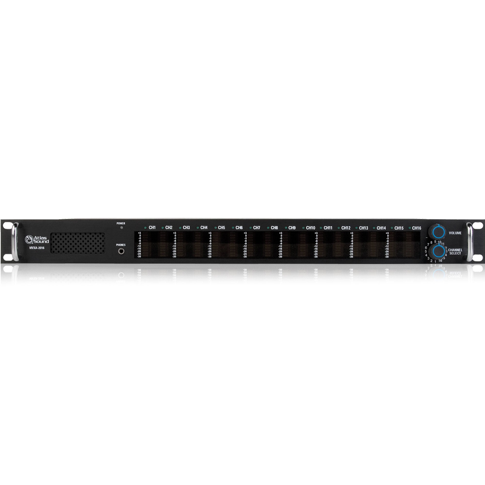 AtlasIED MVXA-2016 16 Channel Active Audio Monitor Panel