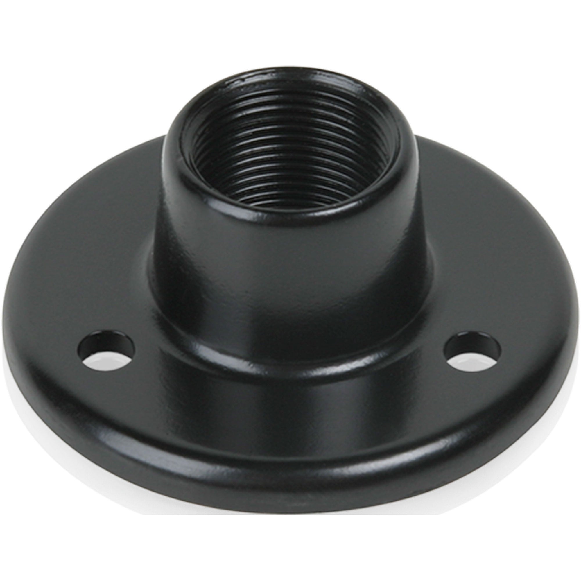 AtlasIED AD-11E Surface Mount Female Mic Stand Flange (Black)