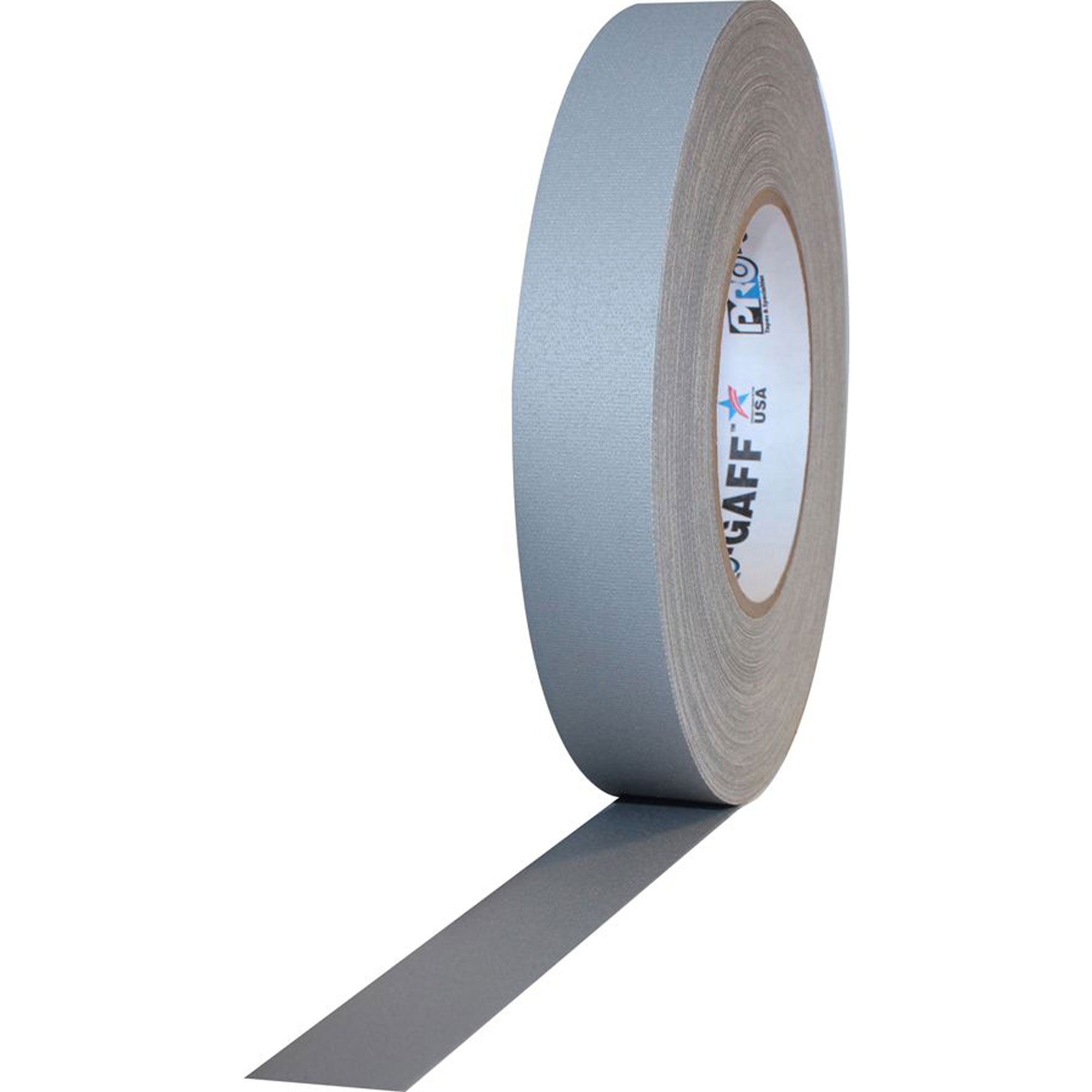 ProTapes Pro Gaff Premium Matte Cloth Gaffers Tape 1" x 55yds (Grey, Case of 48)