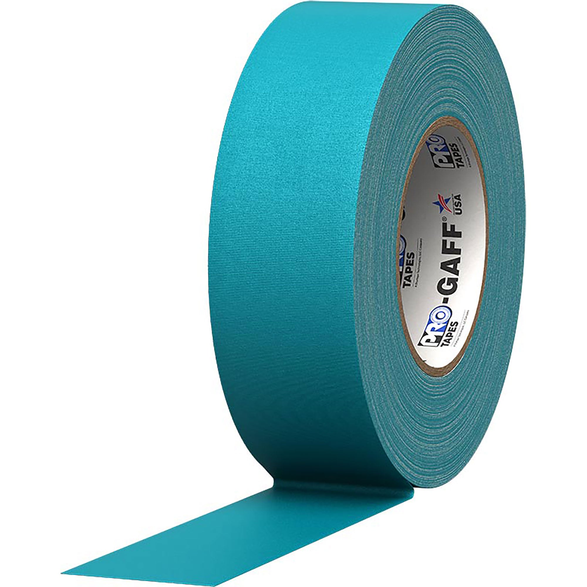 ProTapes Pro Gaff Premium Matte Cloth Gaffers Tape 2" x 55yds (Teal, Case of 24)