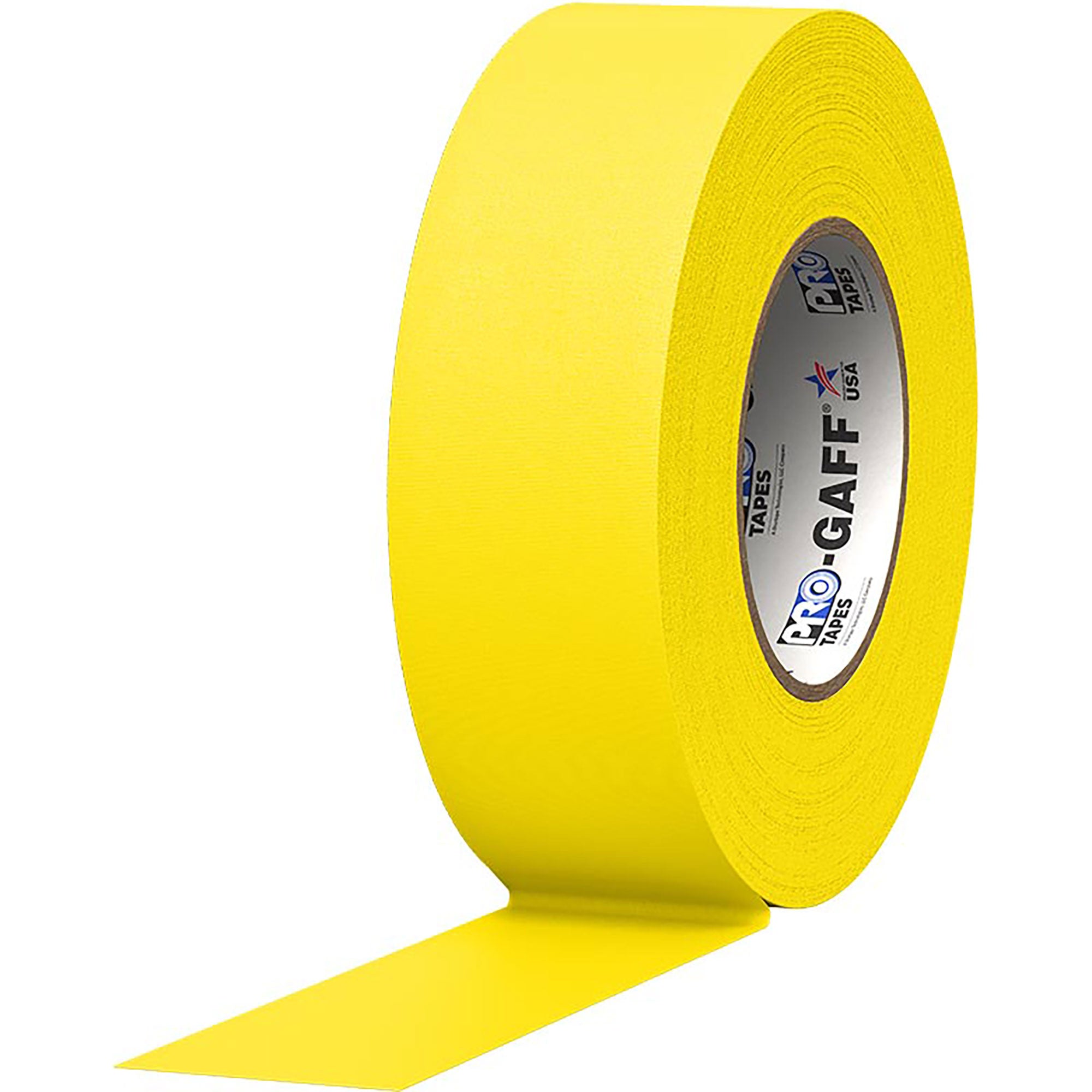 ProTapes Pro Gaff Premium Matte Cloth Gaffers Tape 2" x 55yds (Yellow)