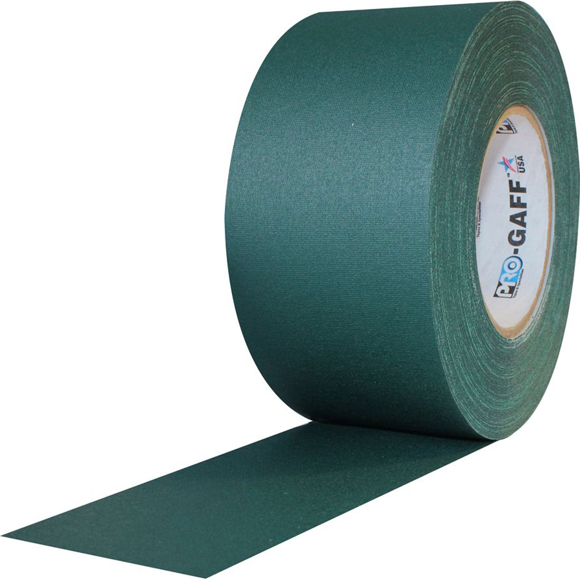 ProTapes Pro Gaff Premium Matte Cloth Gaffers Tape 3" x 55yds (Green, Case of 16)