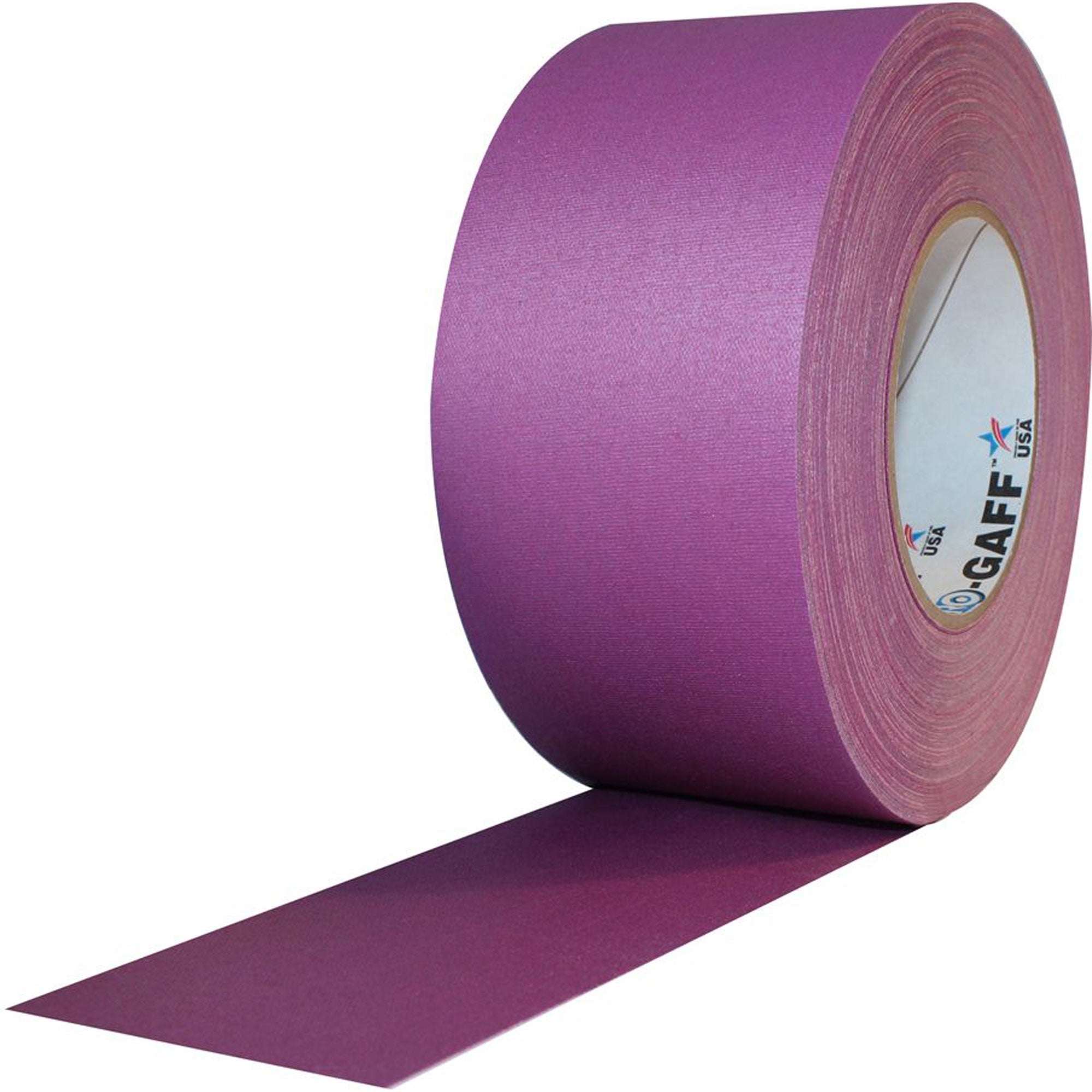 ProTapes Pro Gaff Premium Matte Cloth Gaffers Tape 3" x 55yds (Purple, Case of 16)