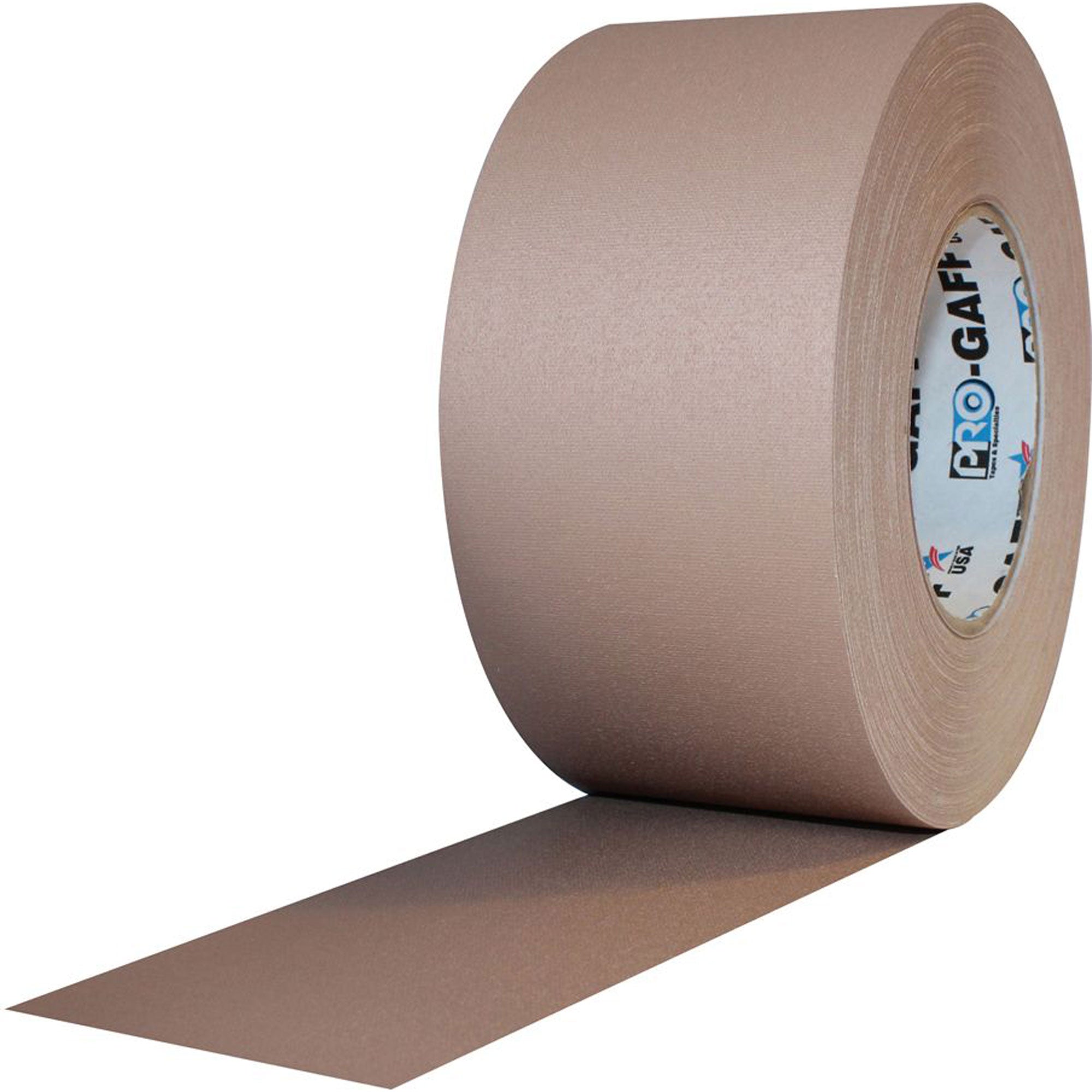 ProTapes Pro Gaff Premium Matte Cloth Gaffers Tape 3" x 55yds (Tan, Case of 16)