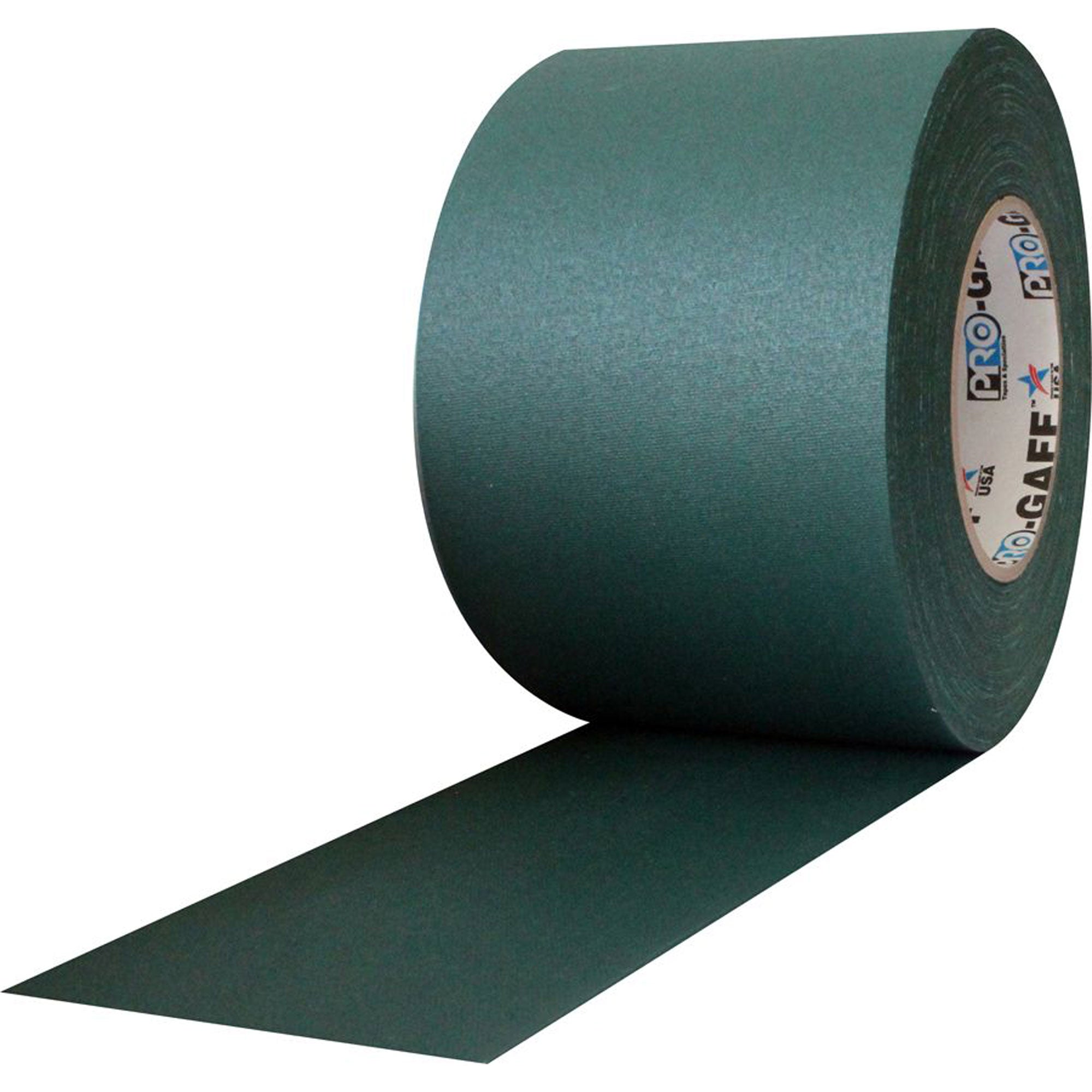 ProTapes Pro Gaff Premium Matte Cloth Gaffers Tape 4" x 55yds (Green, Case of 12)