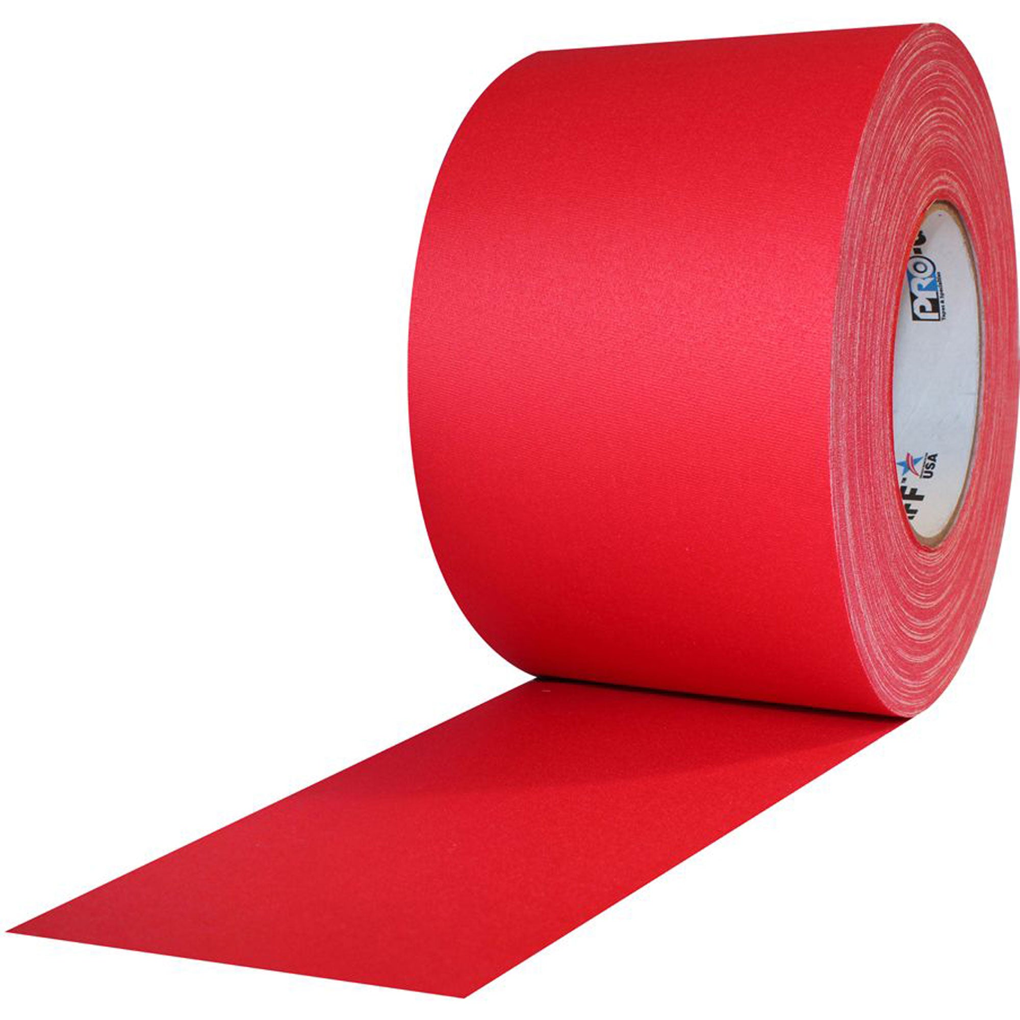 ProTapes Pro Gaff Premium Matte Cloth Gaffers Tape 4" x 55yds (Red, Case of 12)