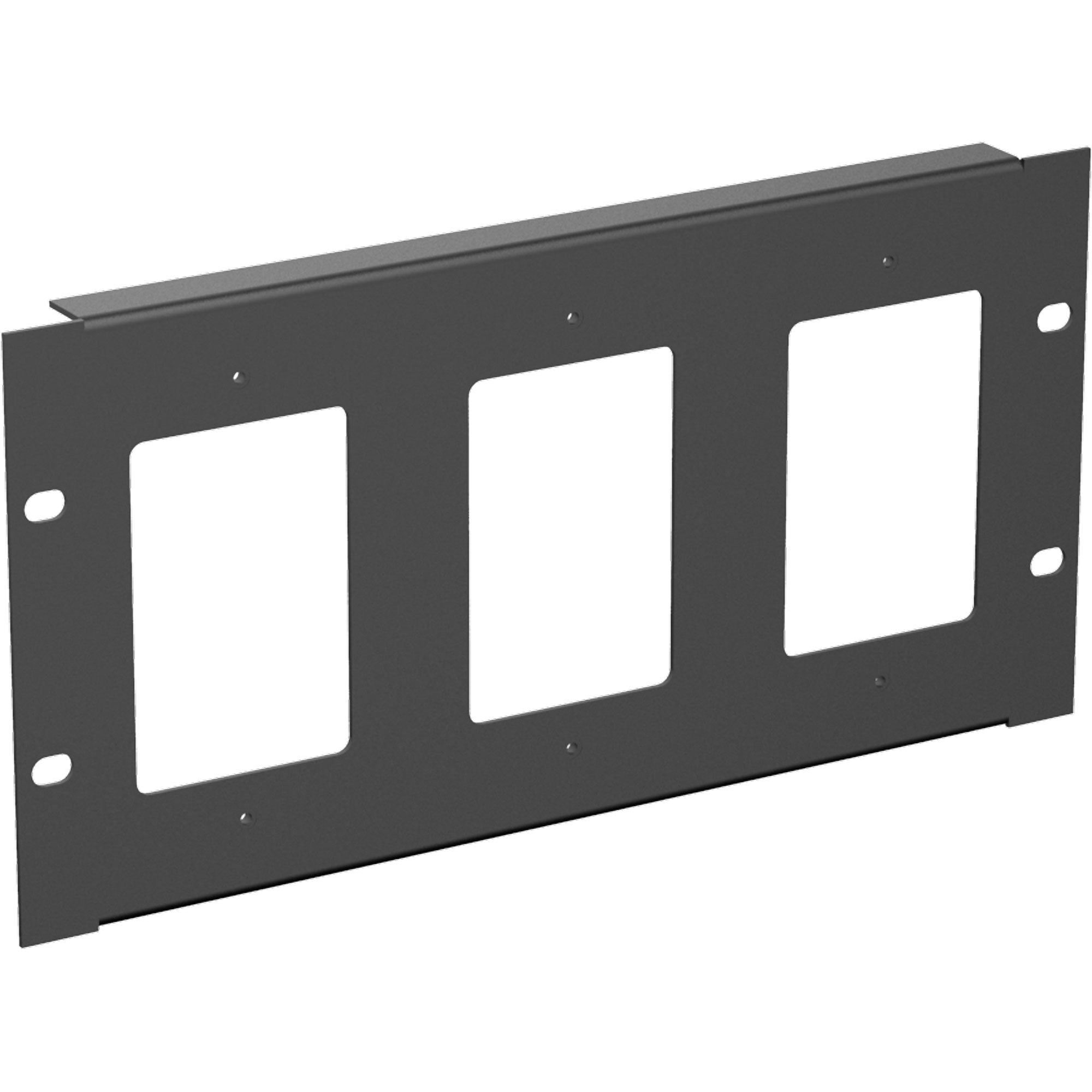 AtlasIED WPD-RP-HR Half Rack Mount Plate for 3 Single Gang Wall Plates