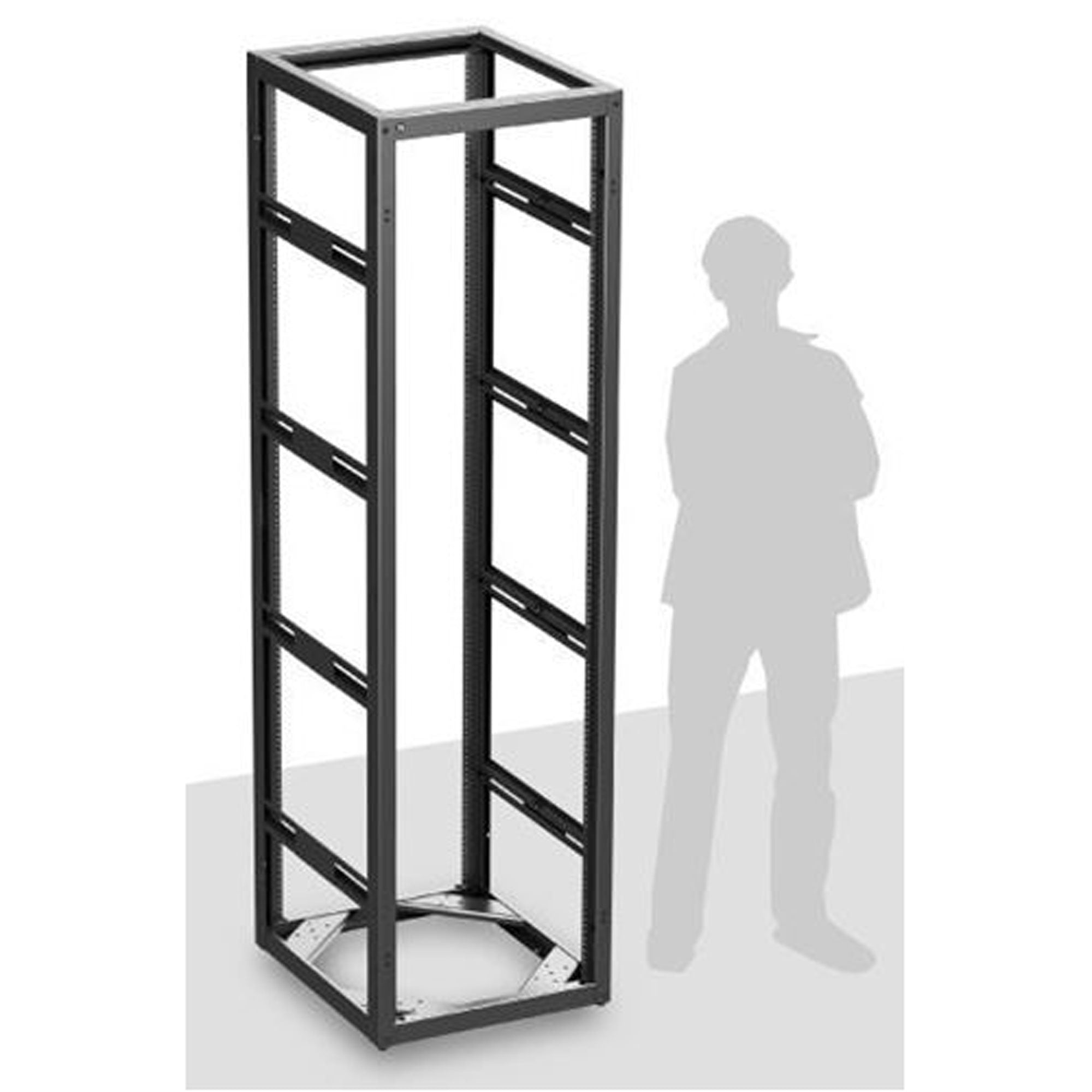 AtlasIED 744-25 Stand Alone or Gangable Rack (44RU, 25" Deep)