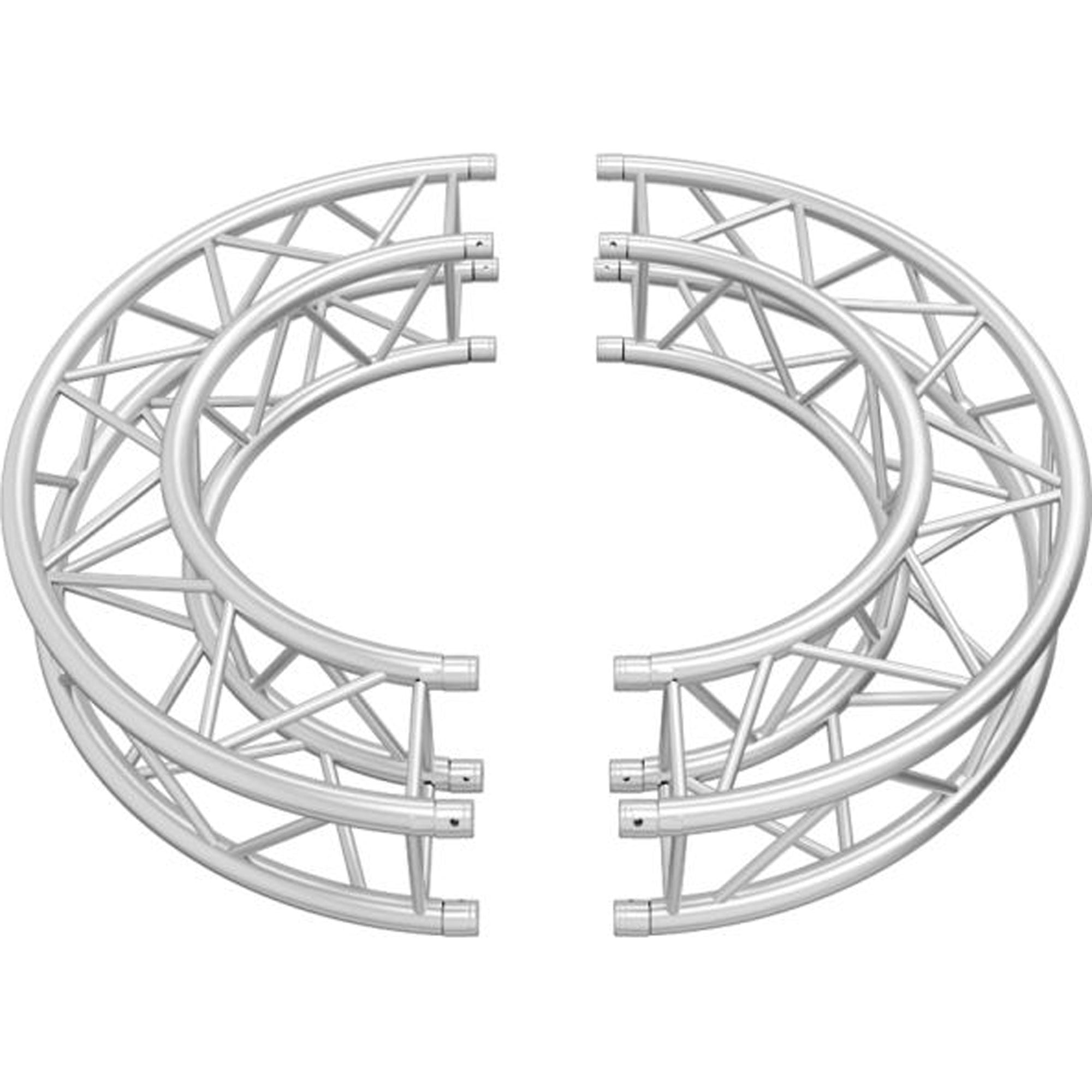 Global Truss F34 Square Truss System Circle (4.92ft/1.5m Diameter, 2 x 180º Arcs)