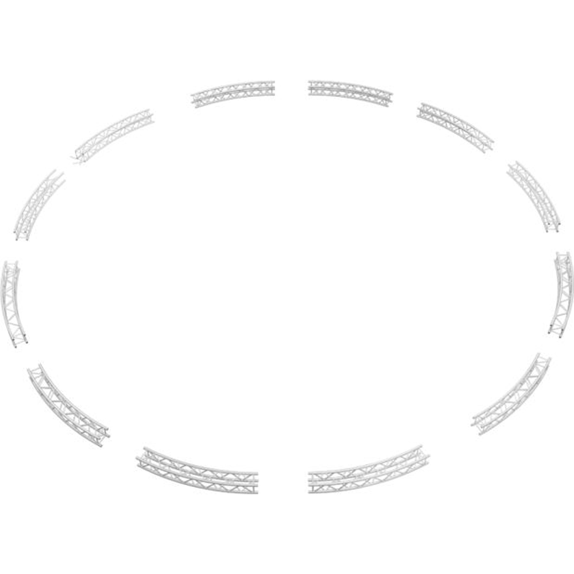 Global Truss F34 Square Truss System Circle (29.52ft/9.0m Diameter, 12 x 30º Arcs)