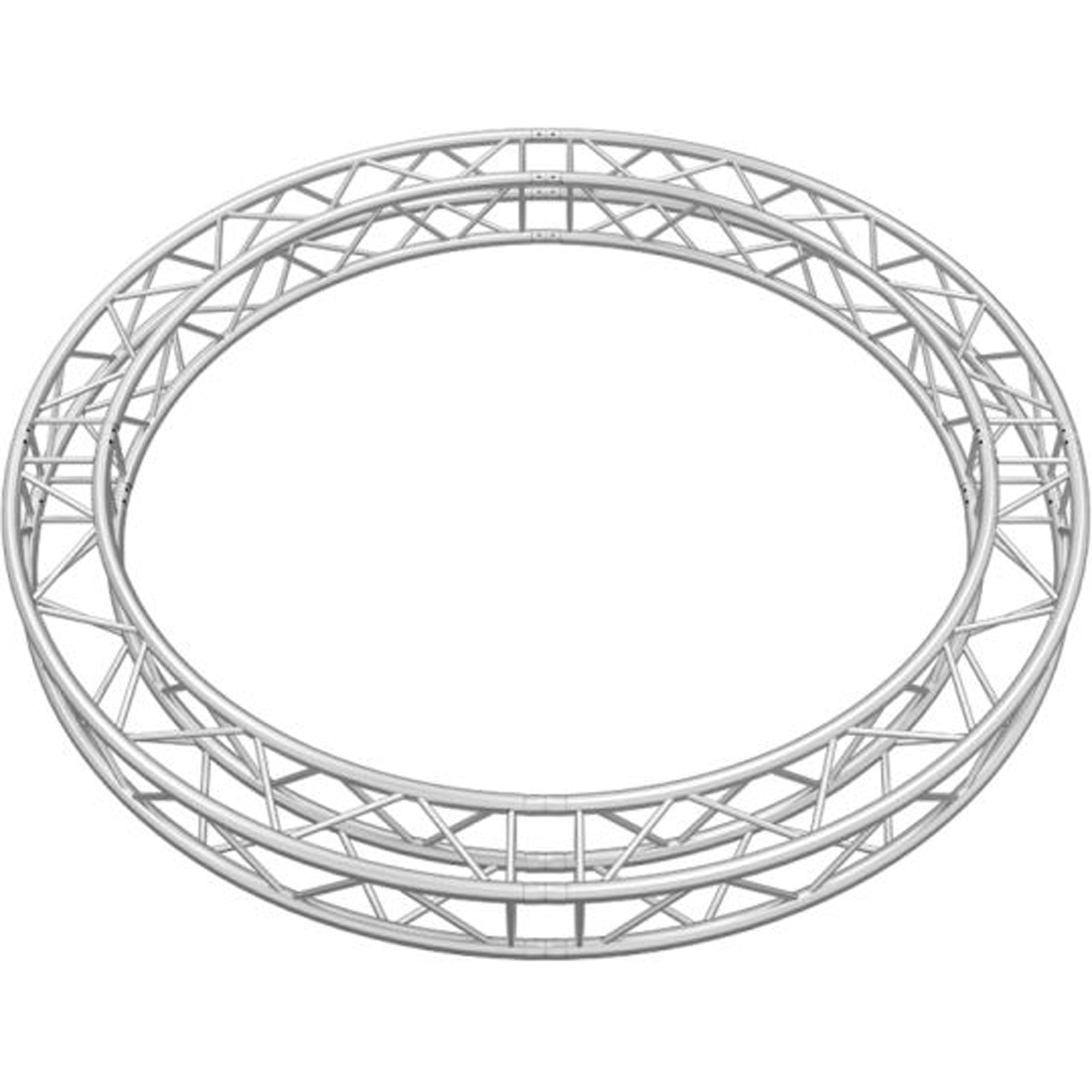 Global Truss F34 Square Truss System Circle (6.56ft/2.0m Diameter, 4 x 90º Arcs)