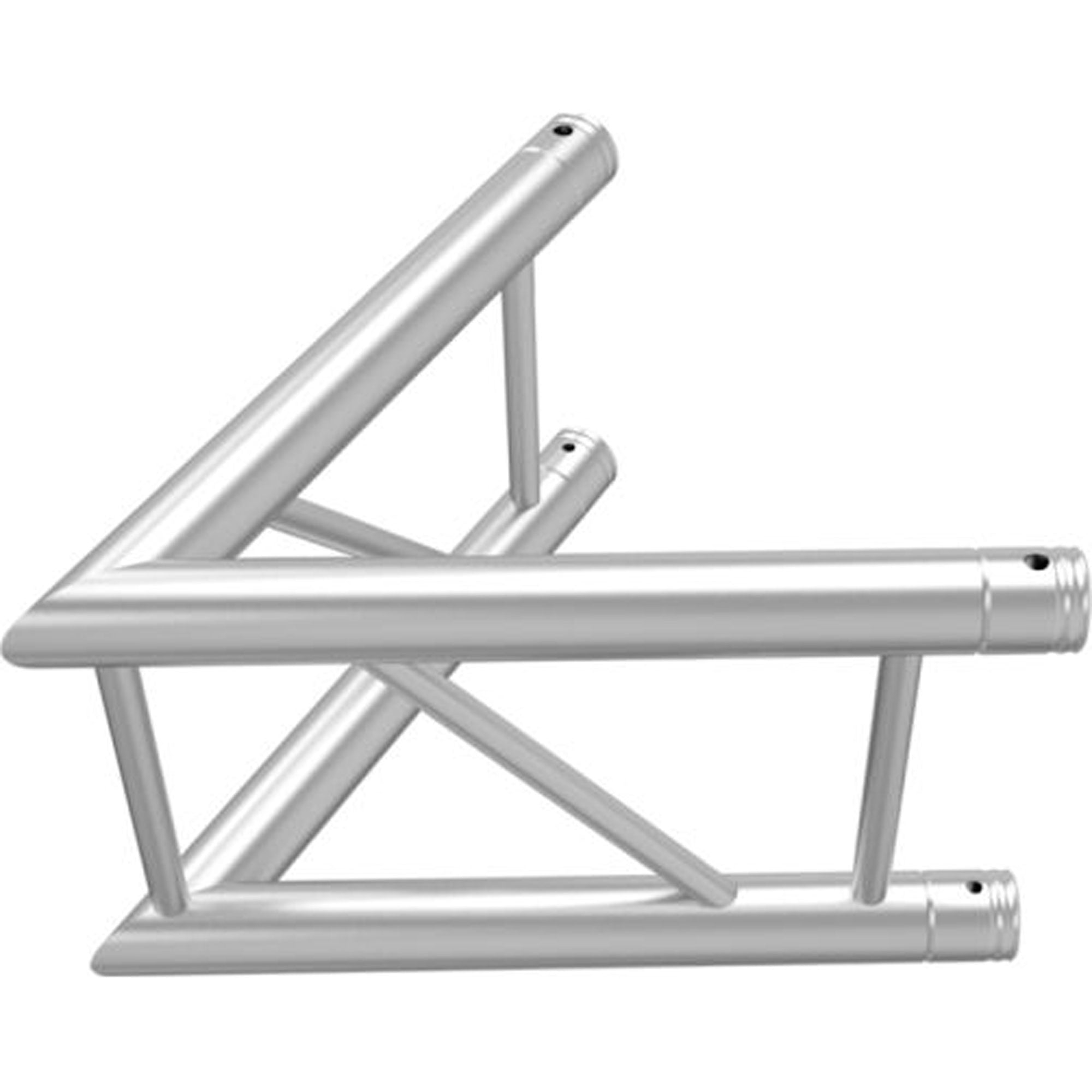 Global Truss 2-Way 60 Degree Vertical Corner for F32 I-Beam Truss System (Aluminum)