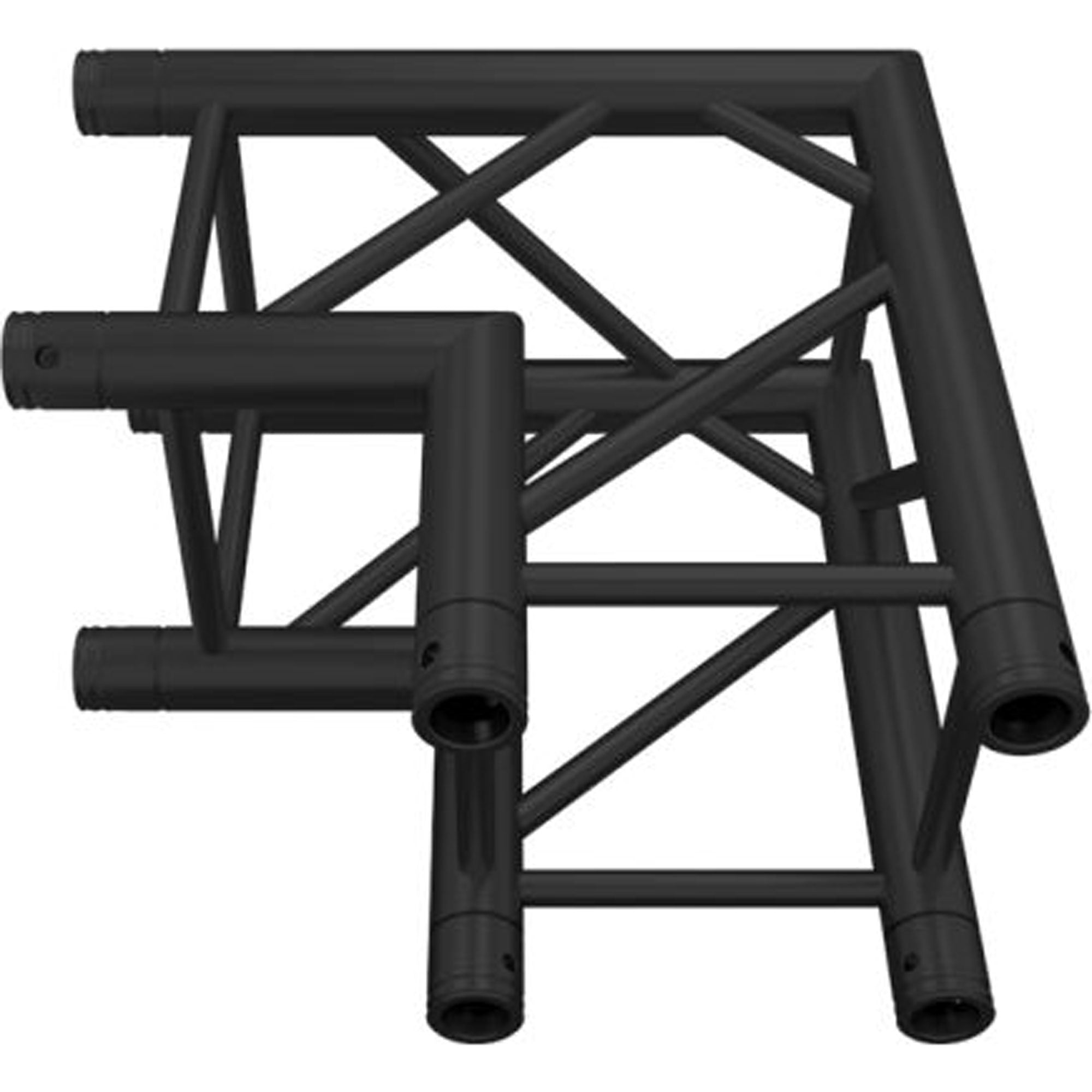 Global Truss 2-Way 90 Degree Corner for F34 Square Truss System (Matte Black)