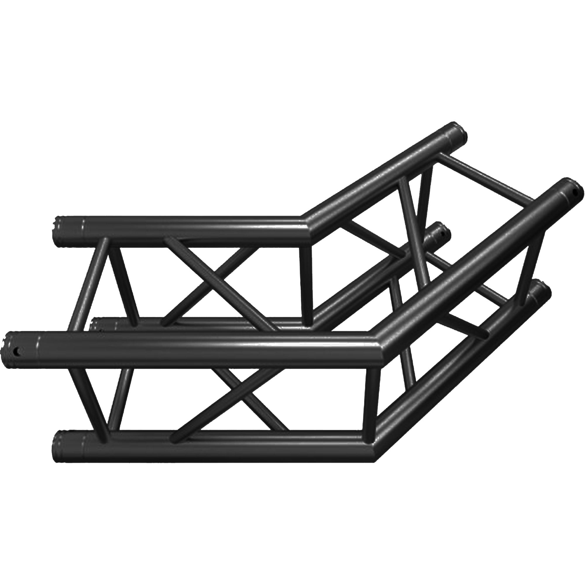 Global Truss 2-Way 135 Degree Corner for F34 Square Truss System (Matte Black)