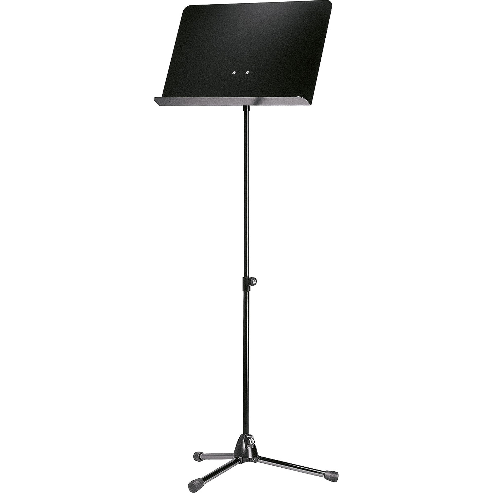 K&M Stands 118/1 Orchestra Music Stand (Black & Black Aluminum)