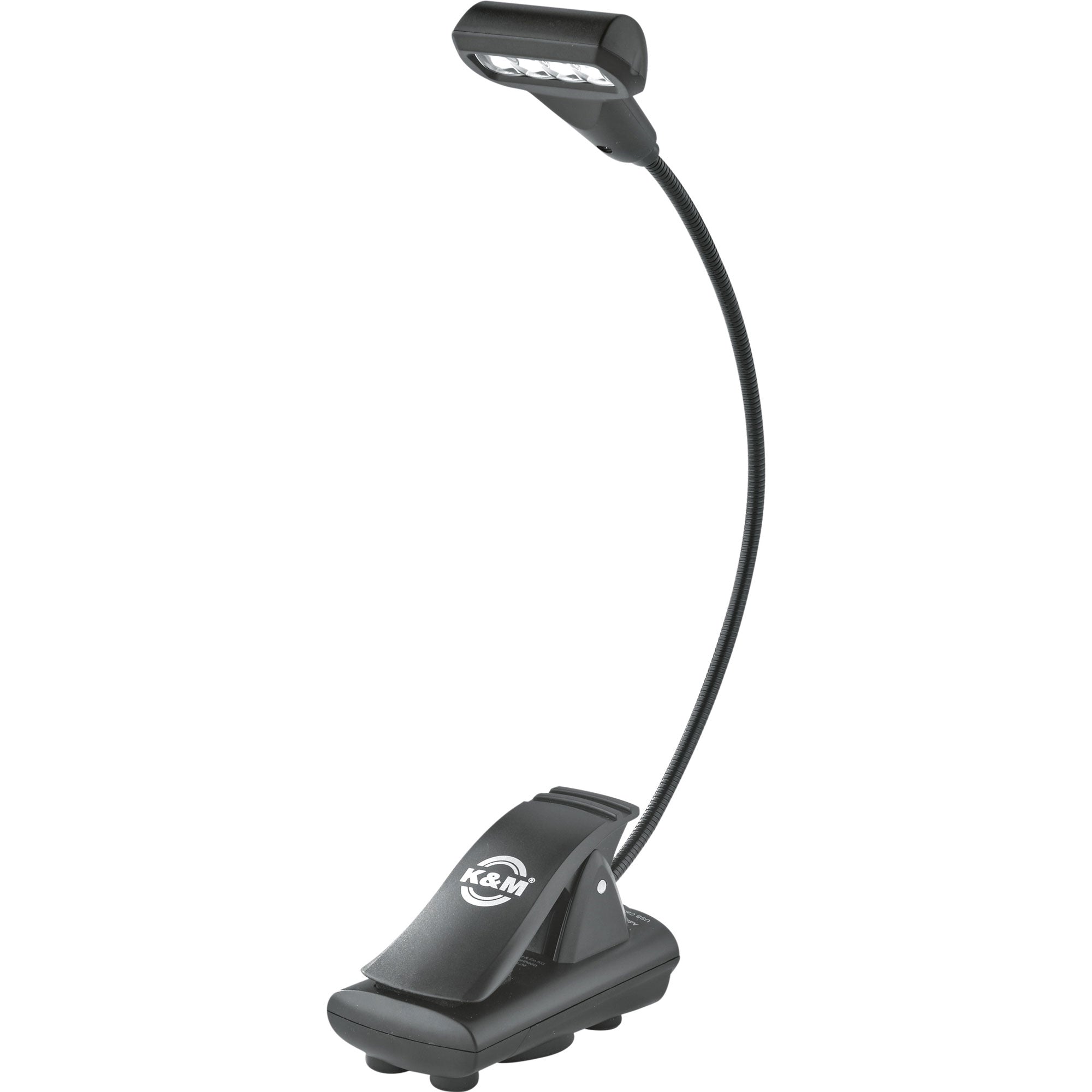 K&M Stands 12274 FlexLight 4-LED T-Model Music Stand Light (Black)