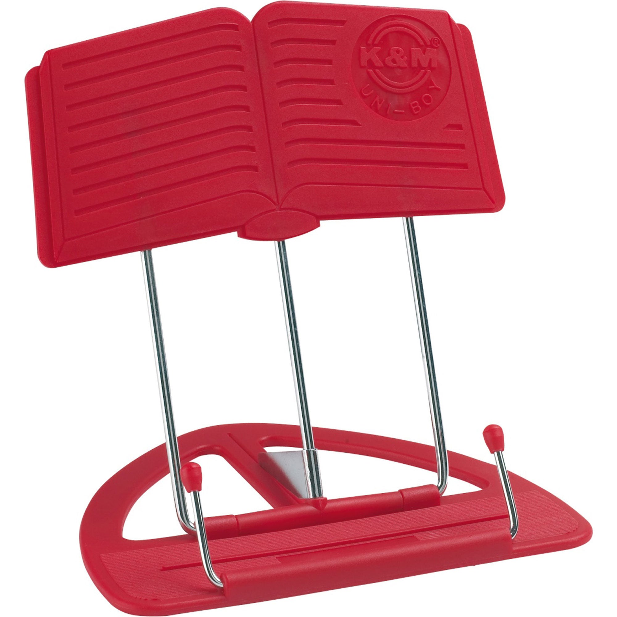 K&M Stands 12450 Uni-Boy Classic Book Stand (Red)