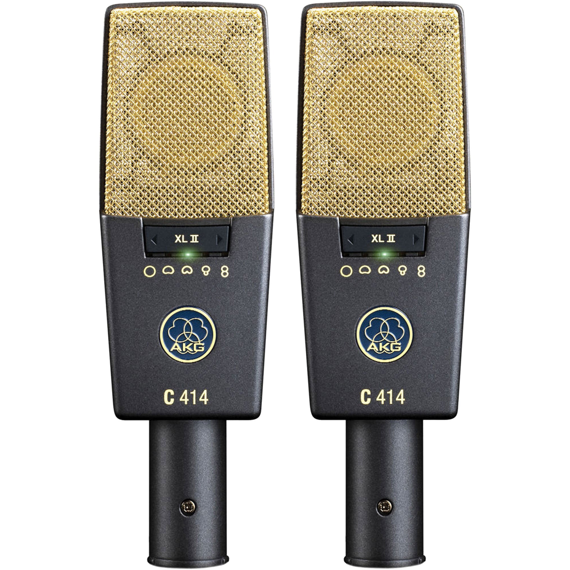 AKG C414XLII Stereo Matched Pair of Condenser Microphones