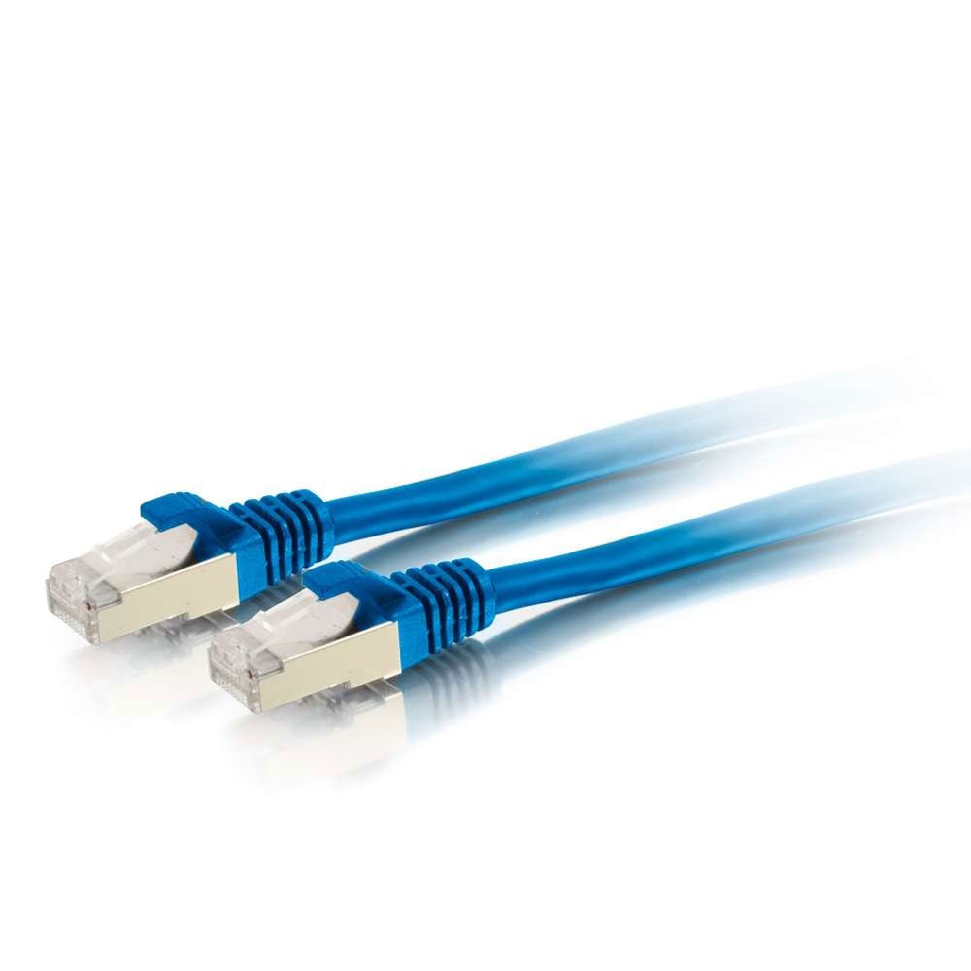 C2G Cat6 Snagless Shielded (STP) Ethernet Network Patch Cable - Blue (1')