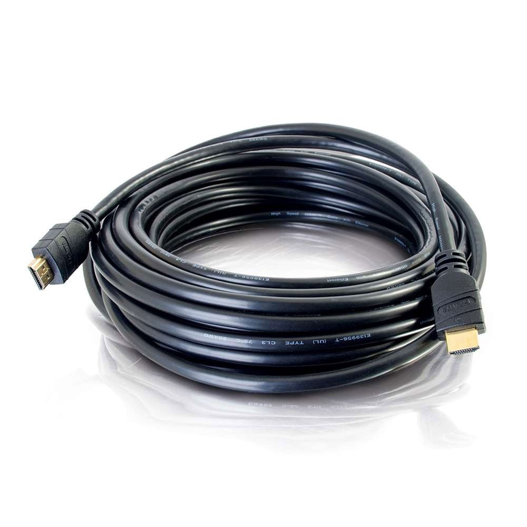 C2G Active High Speed HDMI Cable 4K 30Hz - In-Wall, CL3-Rated (100')