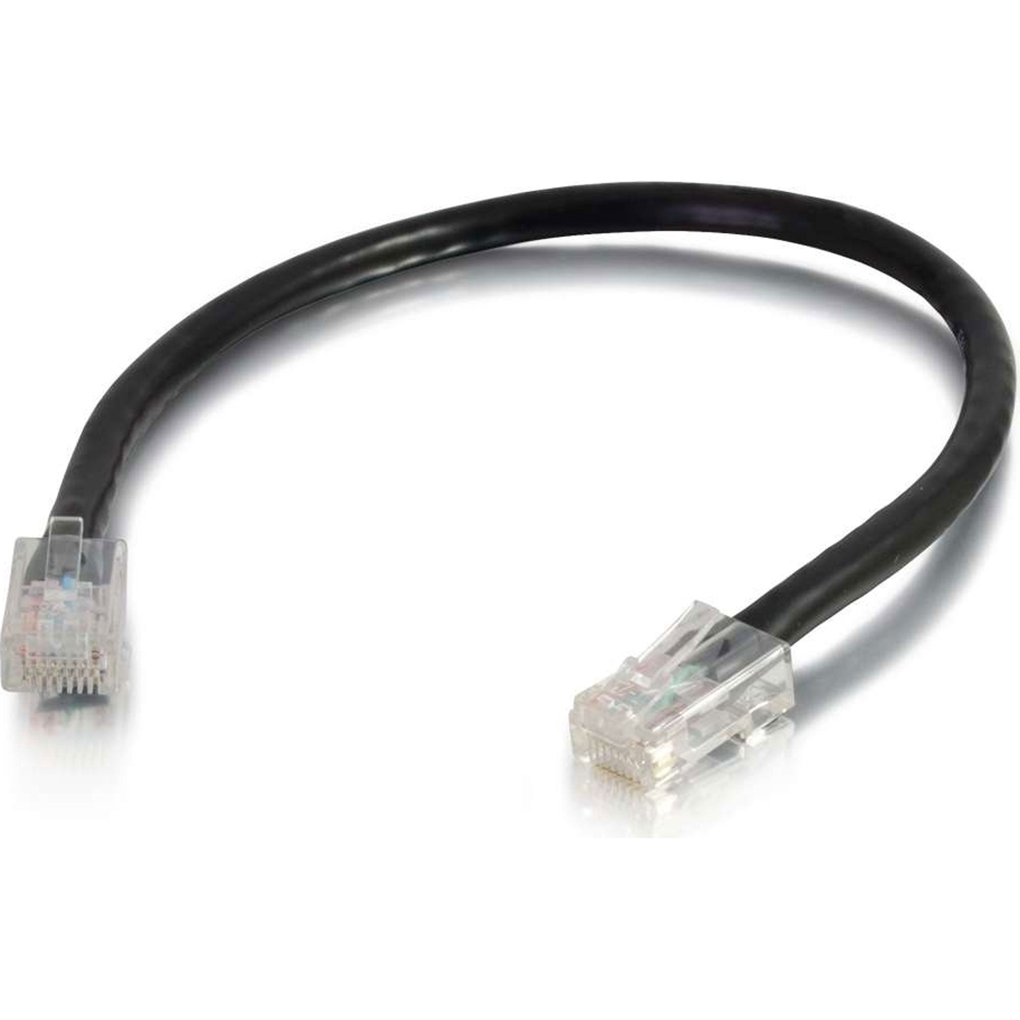 C2G Cat5e Non-Booted Unshielded (UTP) Ethernet Network Patch Cable - Black (9')