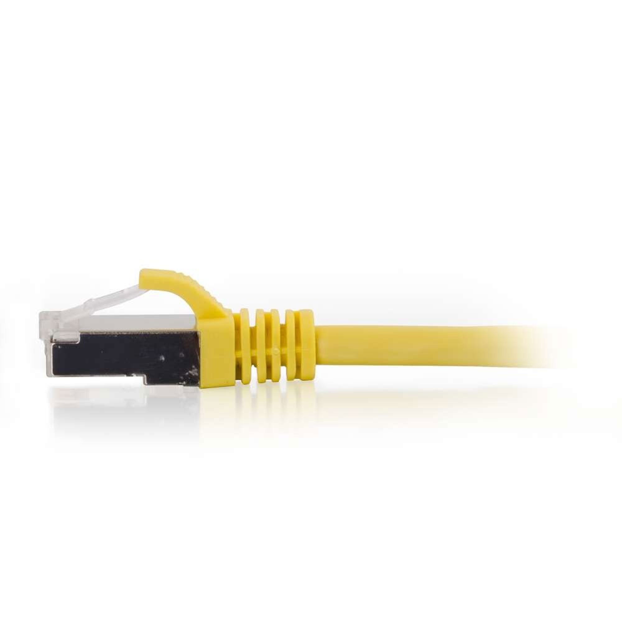 C2G Cat6 Snagless Shielded (STP) Ethernet Network Patch Cable - Yellow (8')