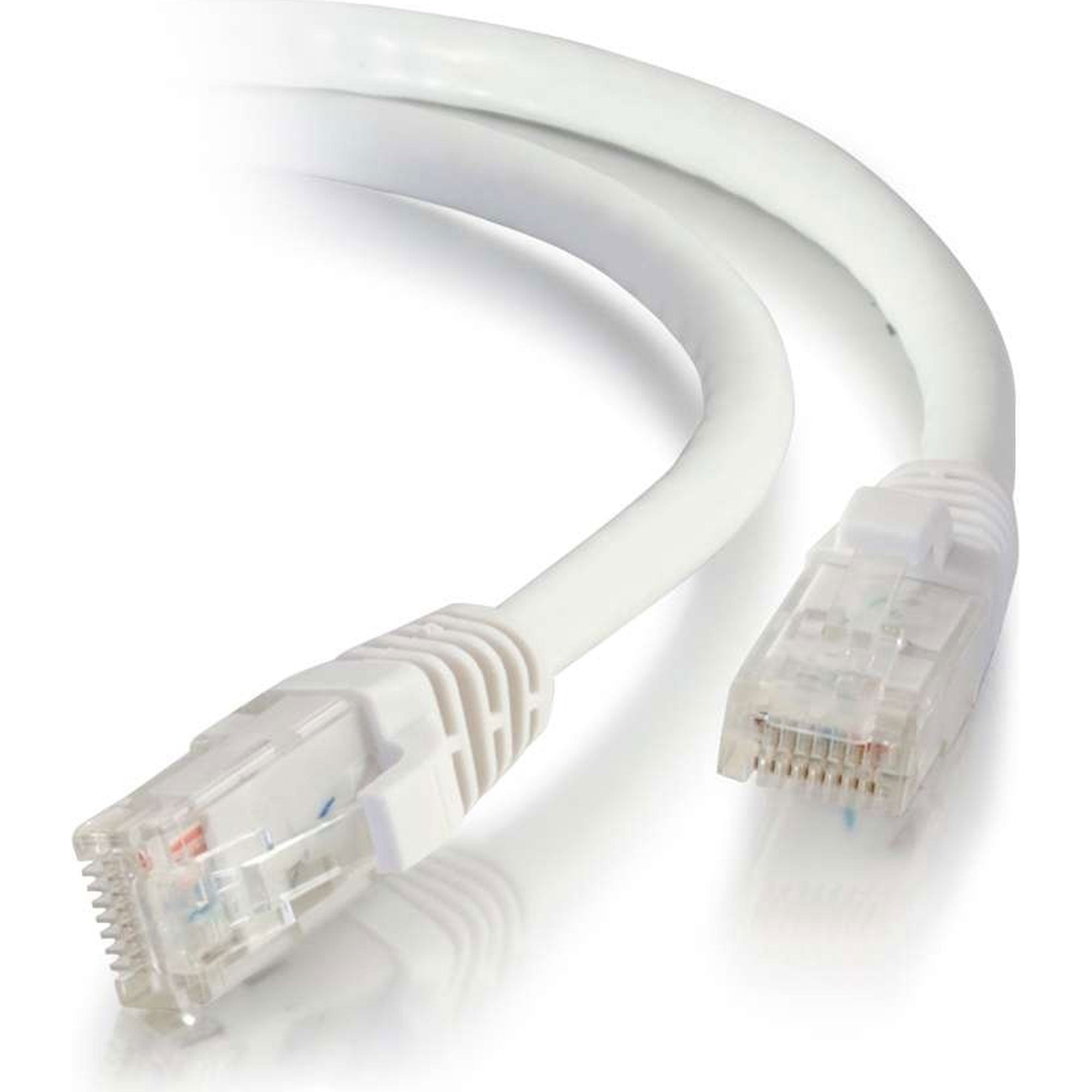 C2G Cat5e Snagless Unshielded (UTP) Ethernet Network Patch Cable - White (1')