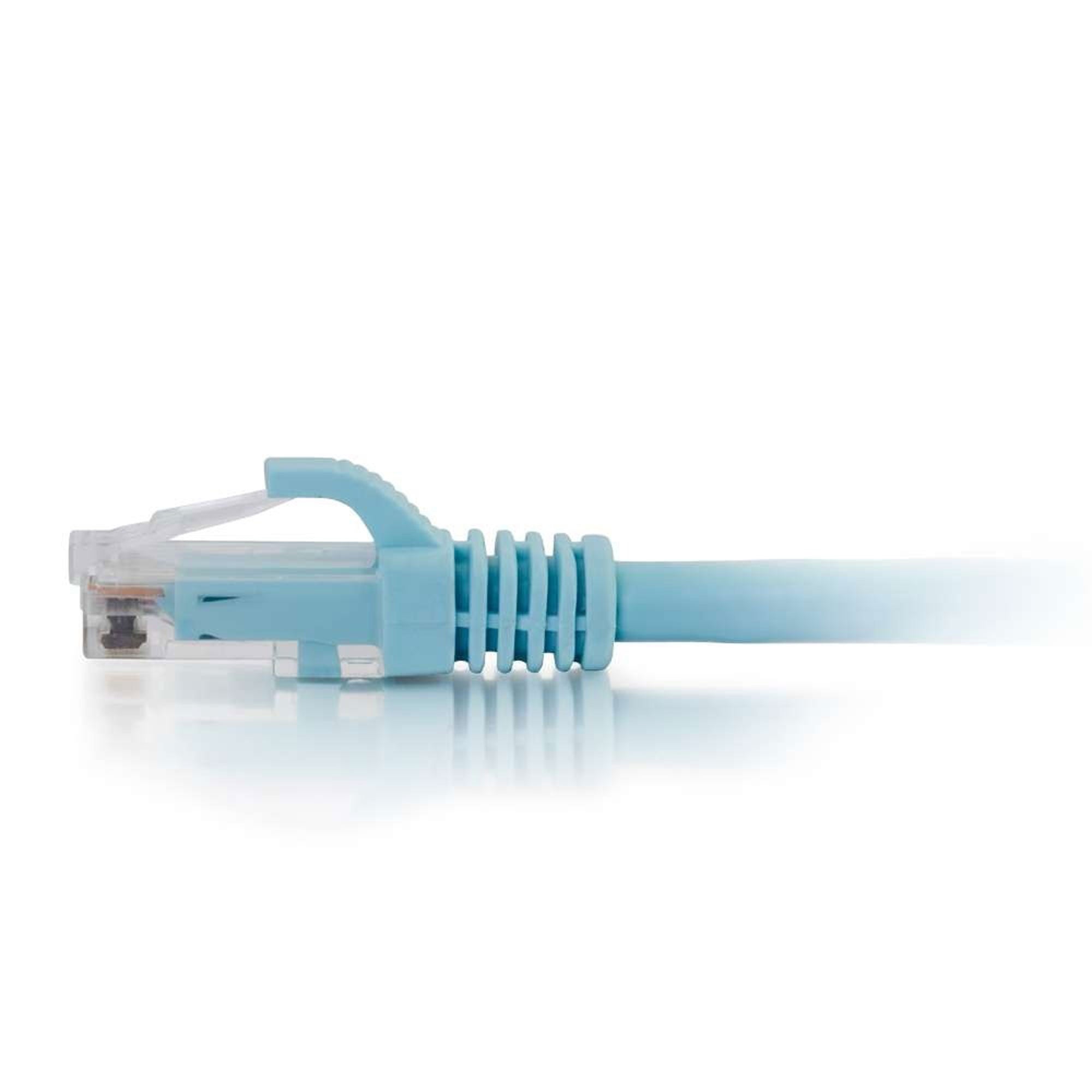 C2G Cat6a Snagless Unshielded (UTP) Ethernet Network Patch Cable - Aqua (3')