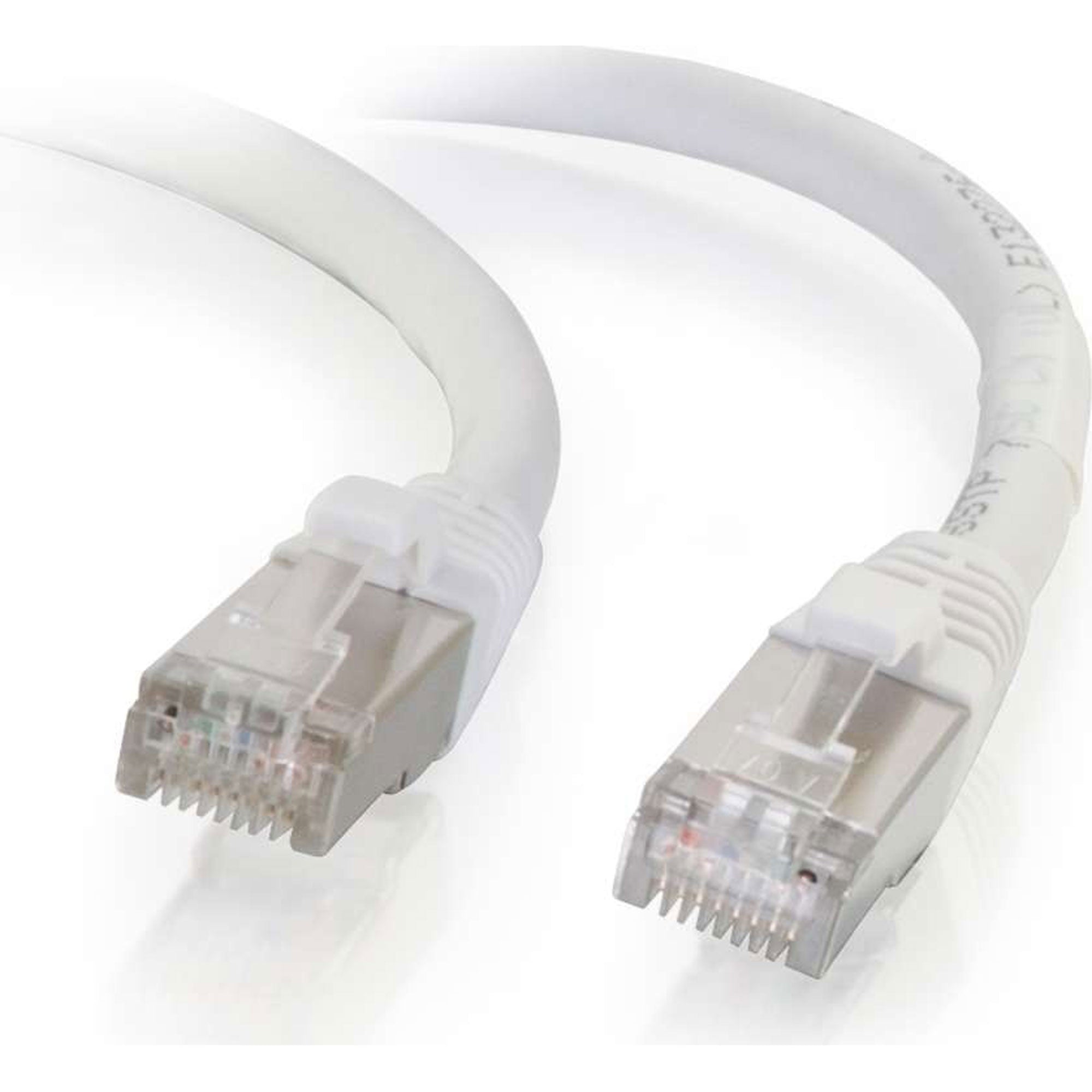 C2G Cat6 Snagless Shielded (STP) Ethernet Network Patch Cable - White (5')