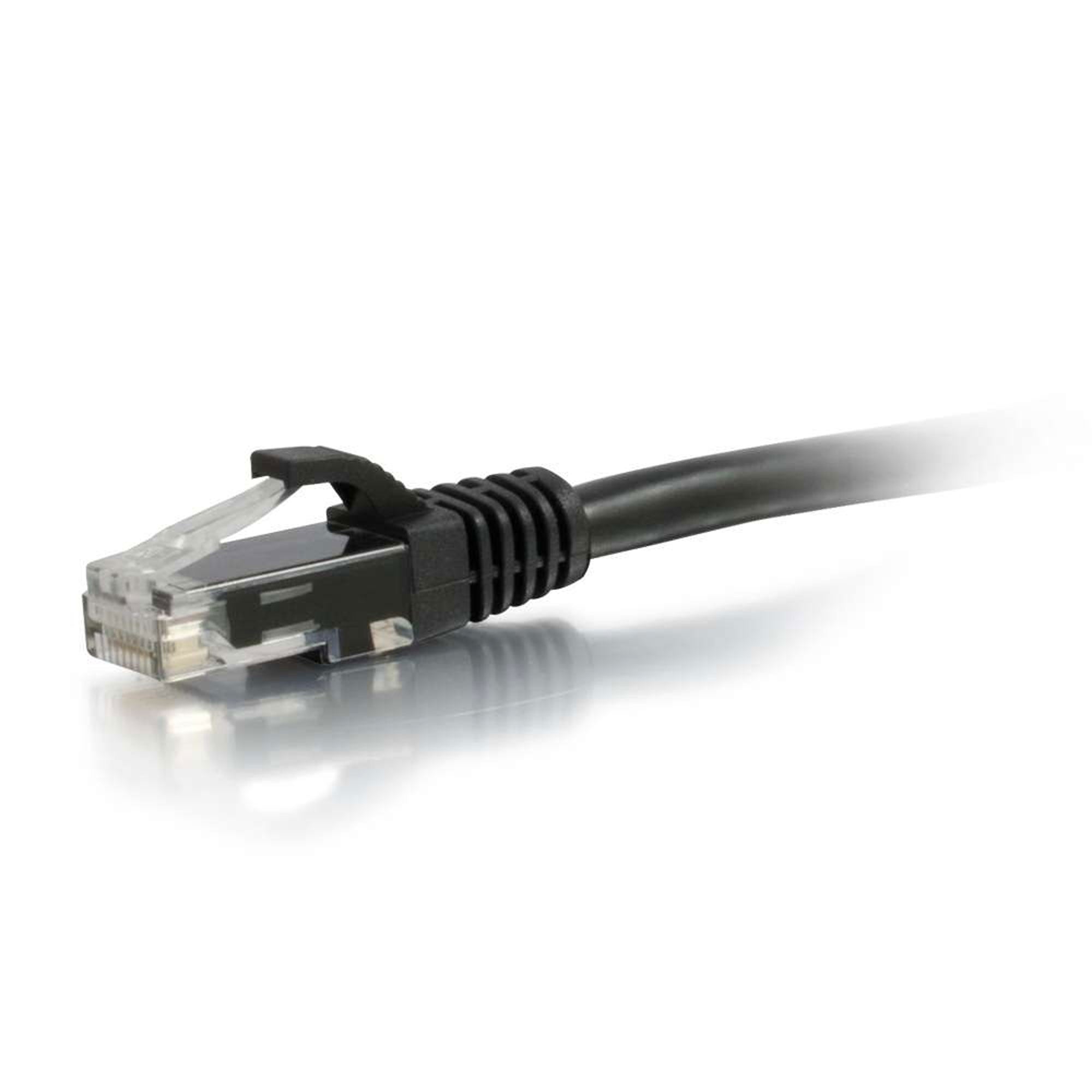 C2G Cat6a Snagless Shielded (UTP) Ethernet Network Patch Cable - Black (20')