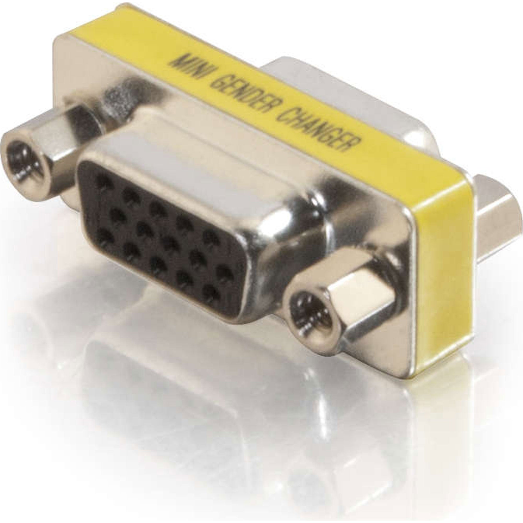 C2G HD15 VGA Female/Female Mini Gender Changer (Coupler)