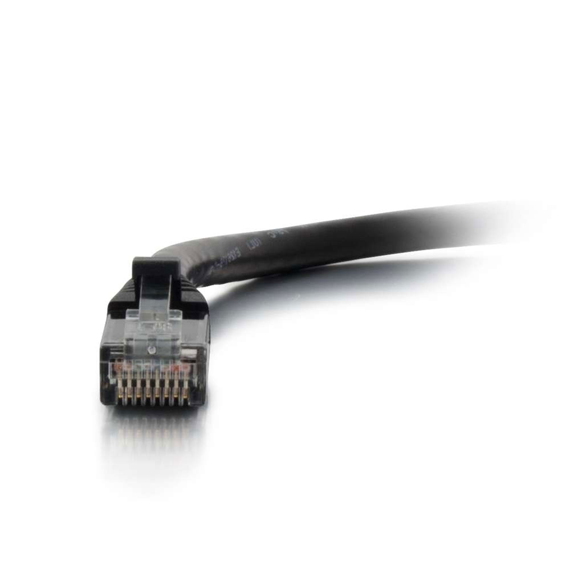 C2G Cat6a Snagless Shielded (UTP) Ethernet Network Patch Cable - Black (30')