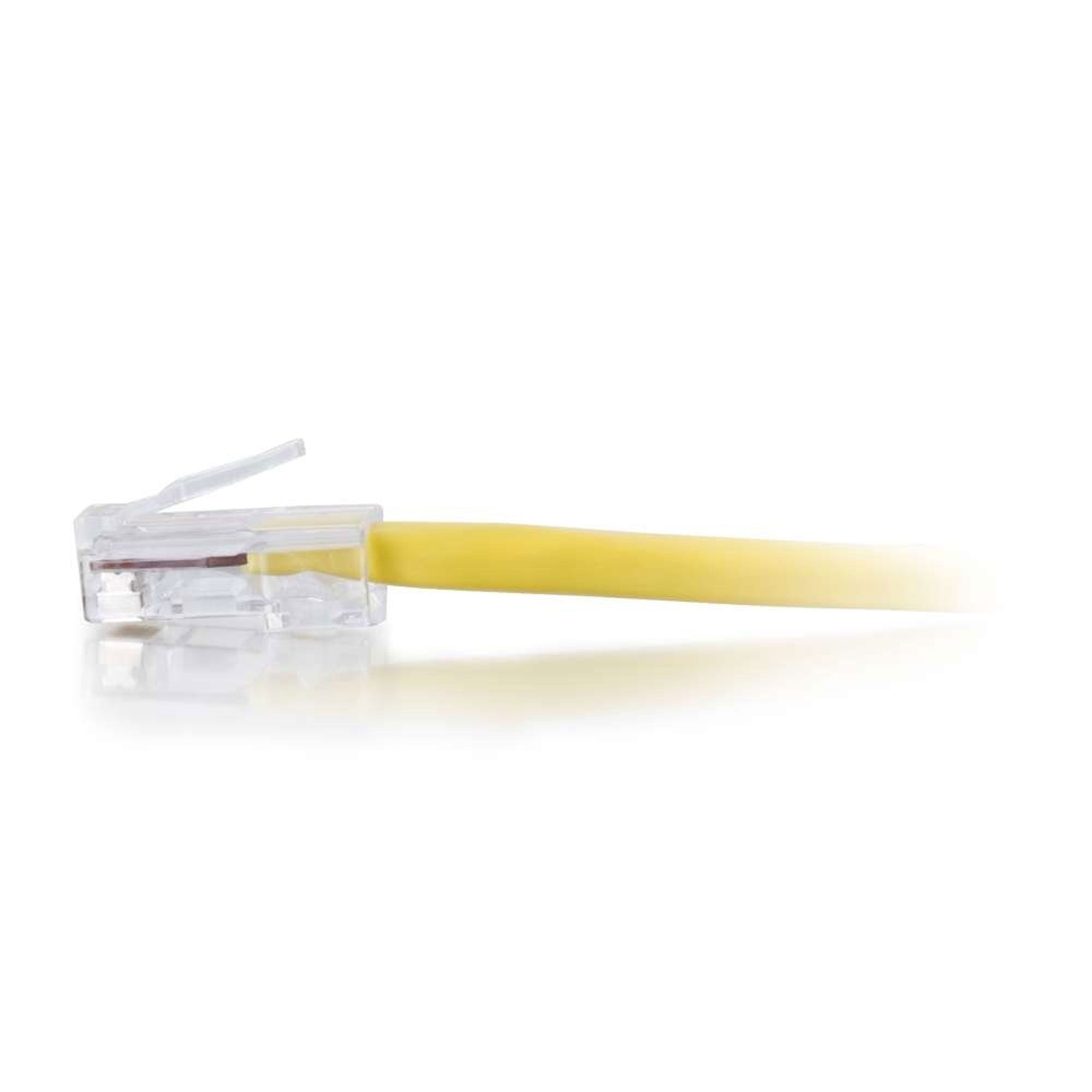 C2G Cat5e Non-Booted Unshielded (UTP) Ethernet Network Patch Cable - Yellow (3')