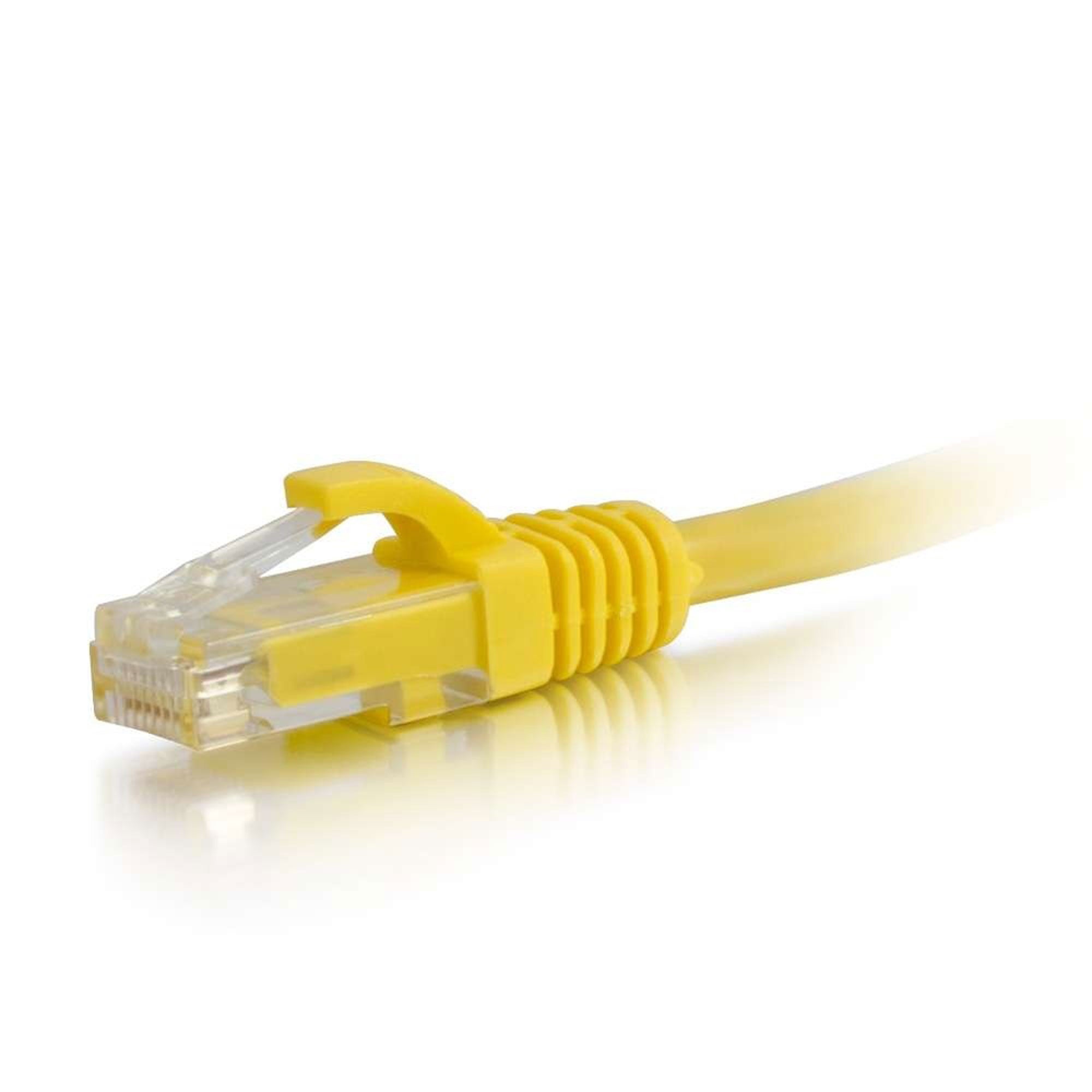 C2G Cat5e Snagless Unshielded (UTP) Ethernet Network Patch Cable - Yellow (4')