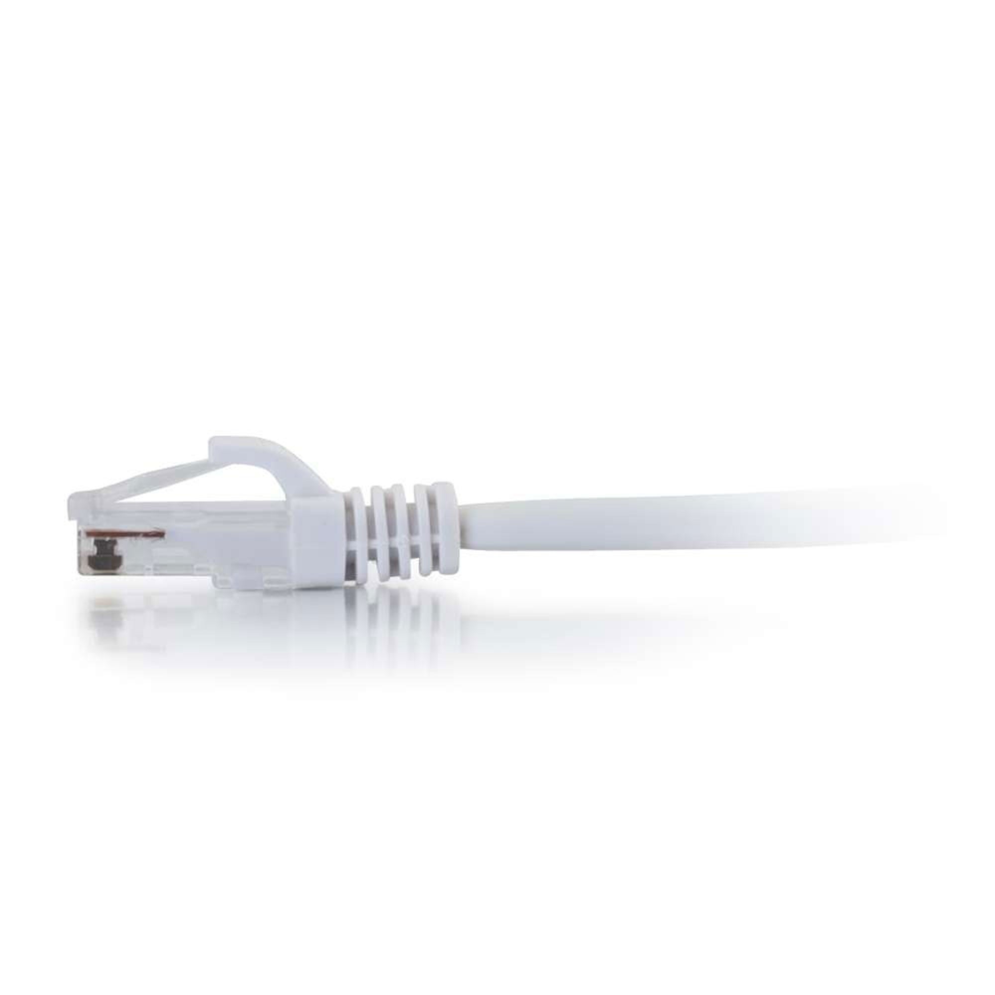 C2G Cat5e Snagless Unshielded (UTP) Ethernet Network Patch Cable - White (1')