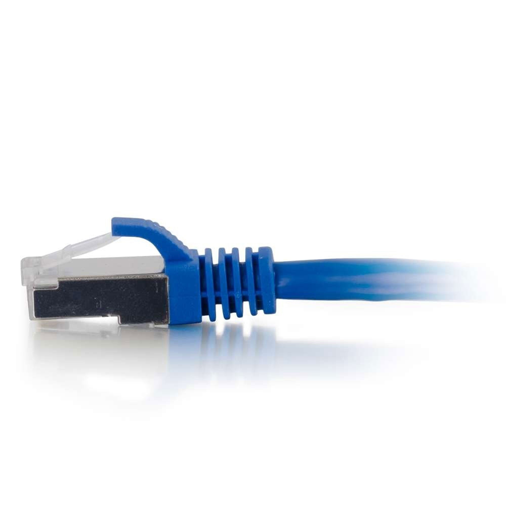 C2G Cat6a Snagless Shielded (STP) Ethernet Network Patch Cable - Blue (4')