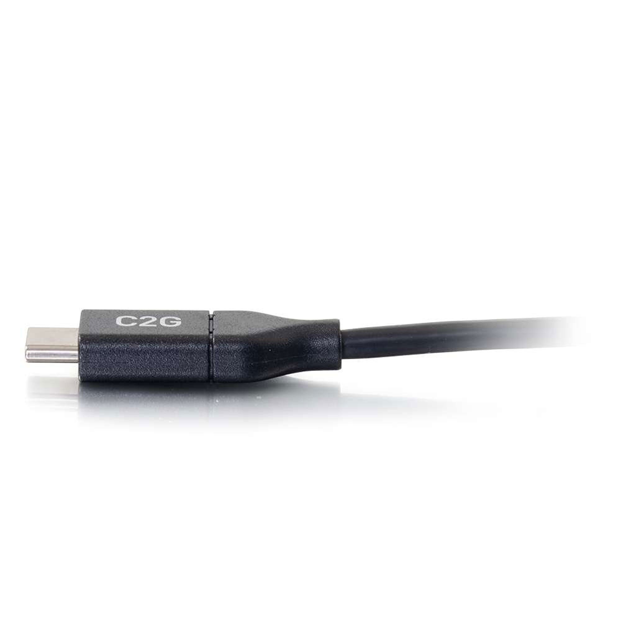 C2G 28829 USB-C Male to USB-C Male Cable with 5A Charging (10')