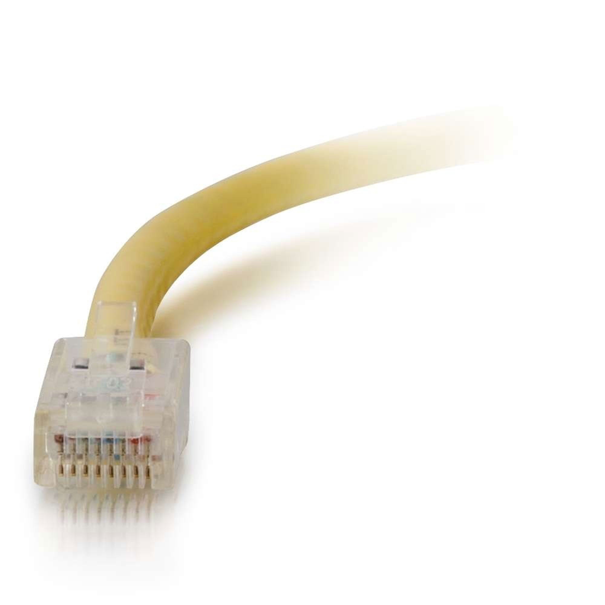 C2G Cat5e Non-Booted Unshielded (UTP) Ethernet Network Patch Cable - Yellow (3')