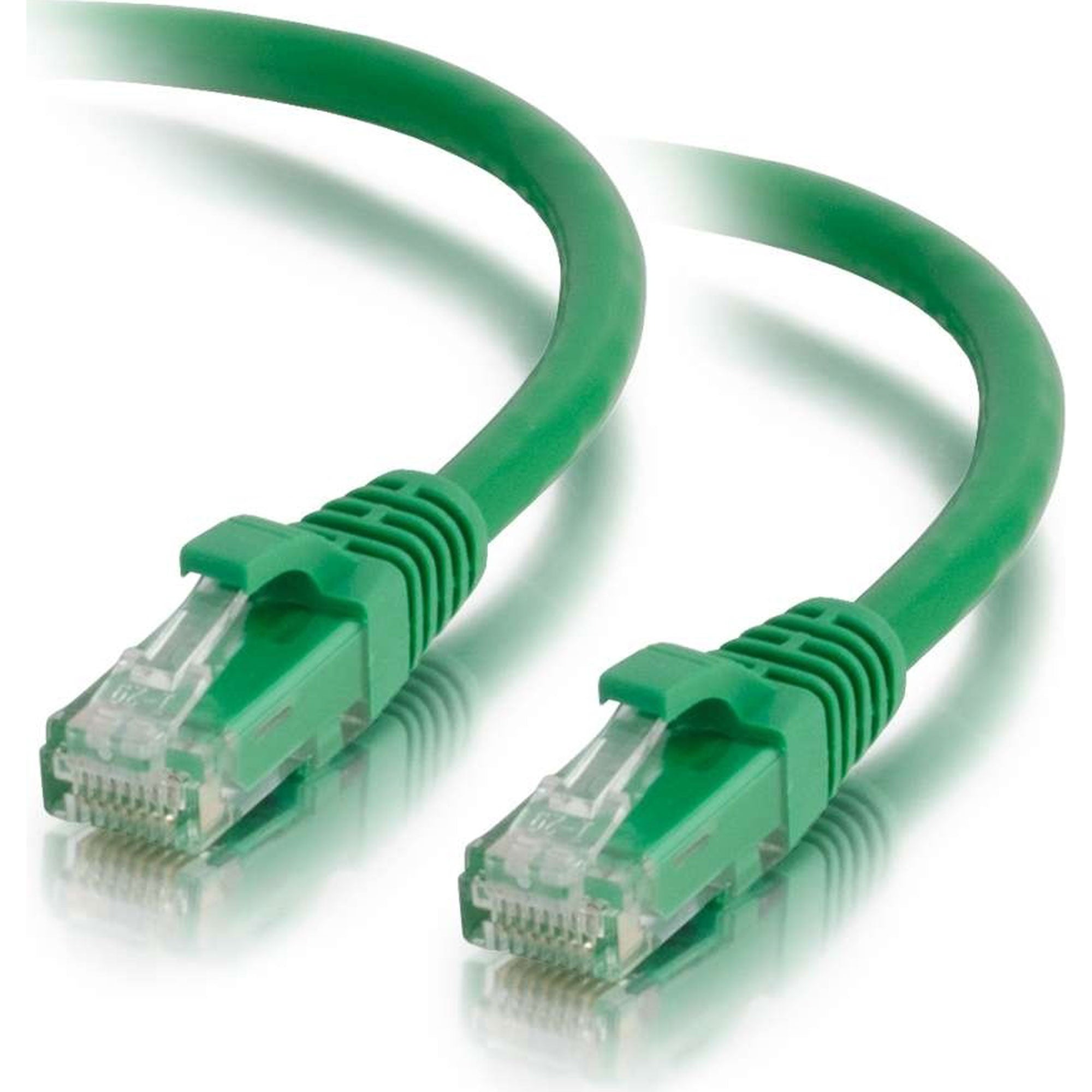 C2G Cat5e Snagless Unshielded (UTP) Ethernet Network Patch Cable - Green (1')