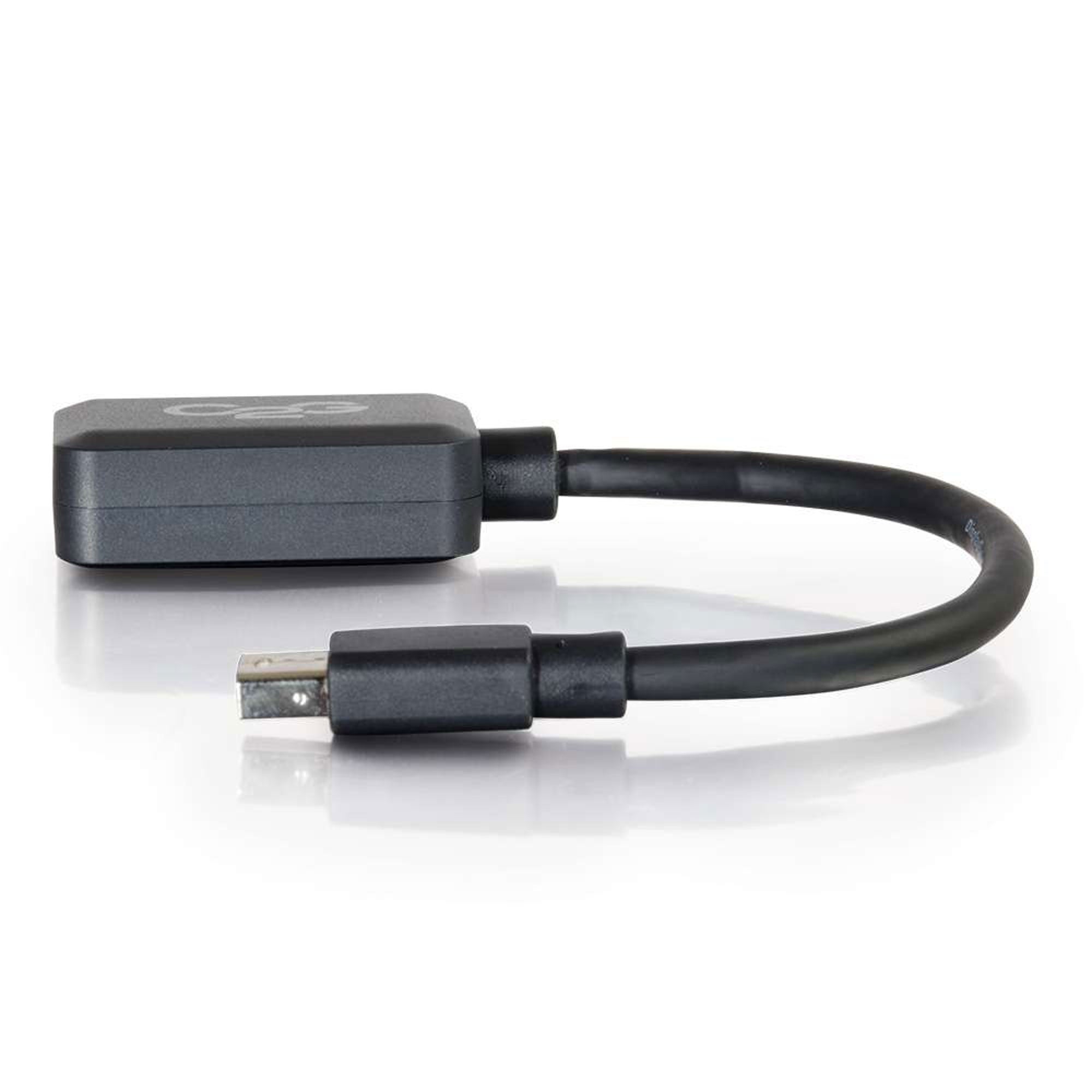 C2G Mini DisplayPort Male to HDMI Female Adapter Converter - Black (8")