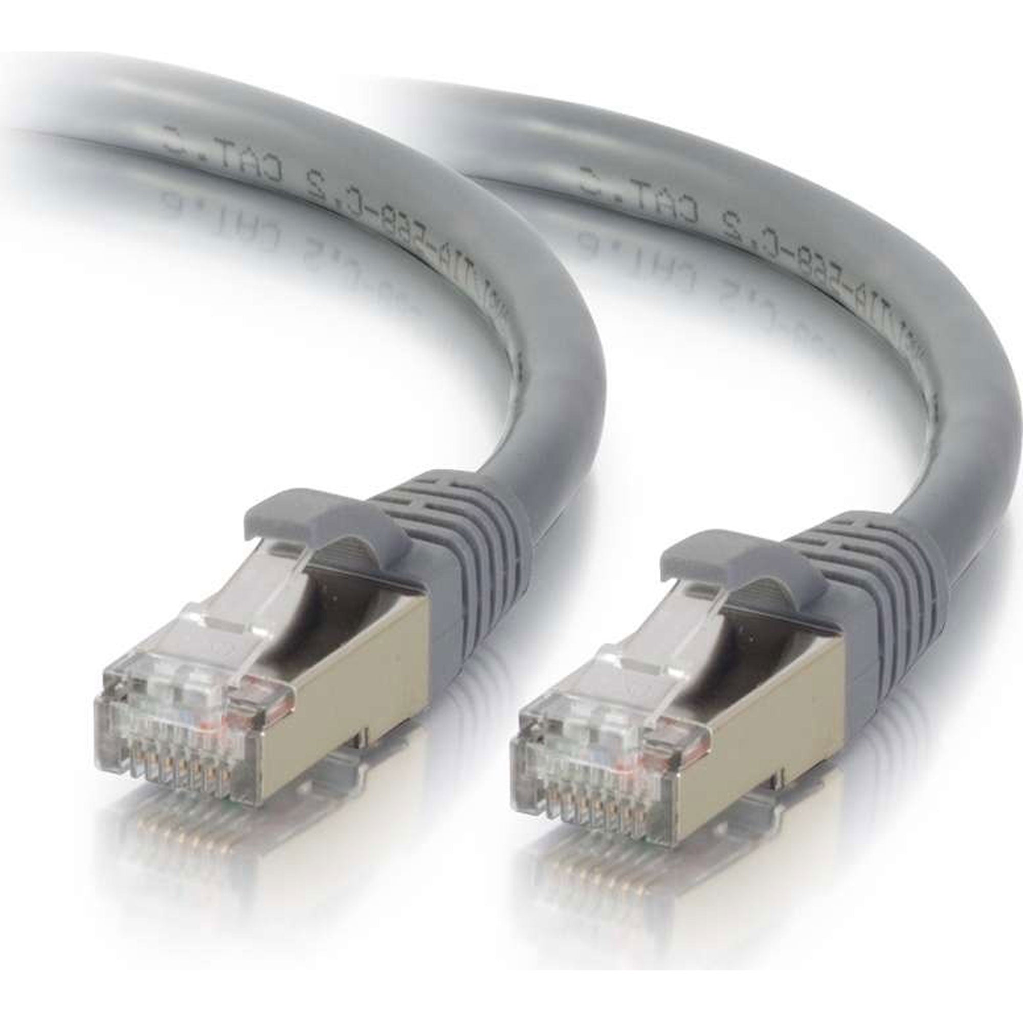 C2G Cat5e Snagless Shielded (STP) Ethernet Network Patch Cable - Grey (7')