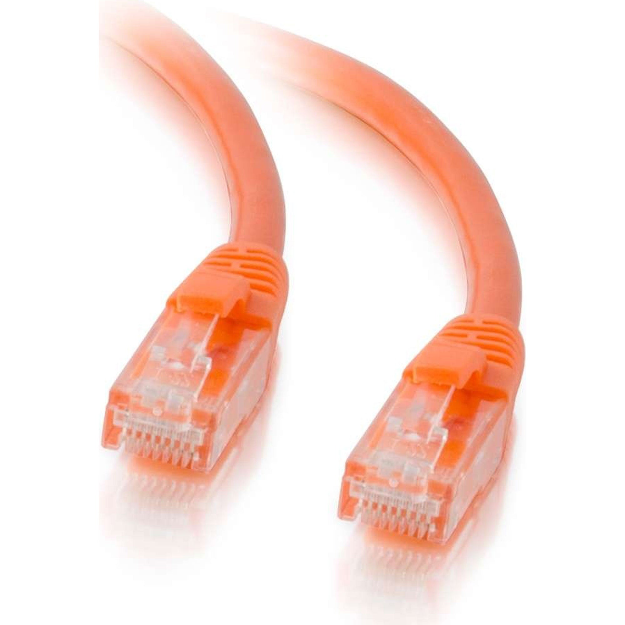 C2G Cat5e Snagless Unshielded (UTP) Ethernet Network Patch Cable - Orange (100')