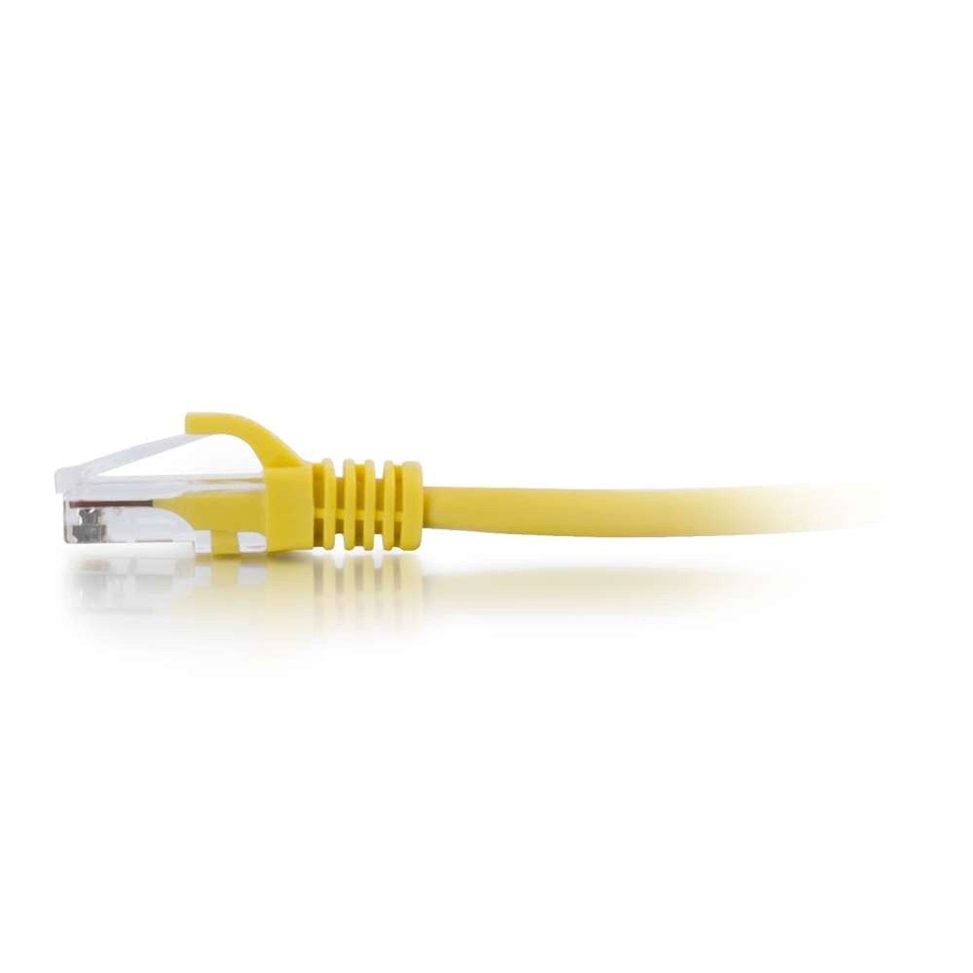 C2G Cat5e Snagless Unshielded (UTP) Ethernet Network Patch Cable - Yellow (4')