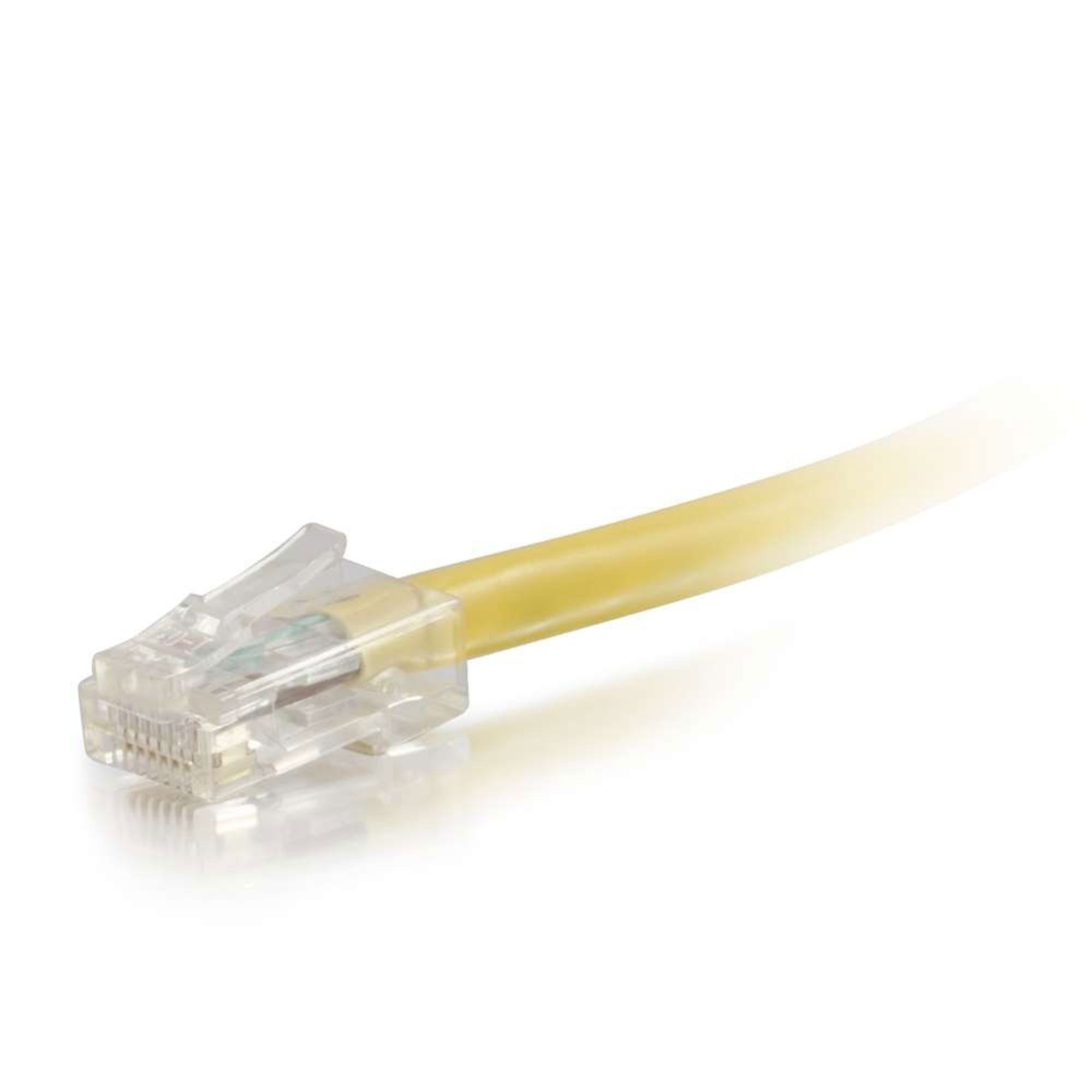 C2G Cat5e Non-Booted Unshielded (UTP) Ethernet Network Patch Cable - Yellow (3')