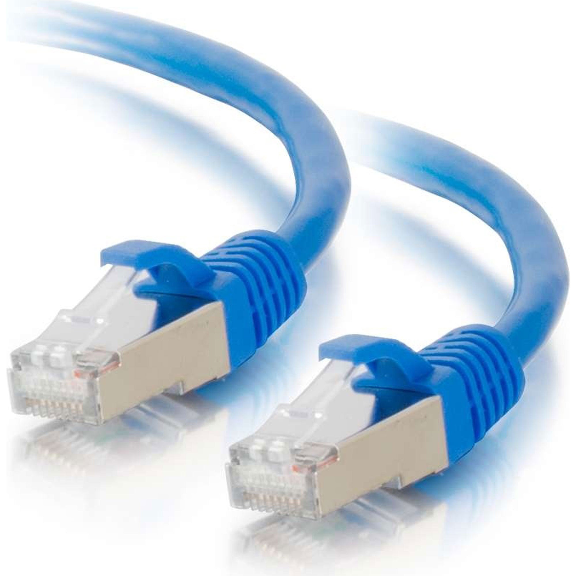 C2G Cat6 Snagless Shielded (STP) Ethernet Network Patch Cable - Blue (1')