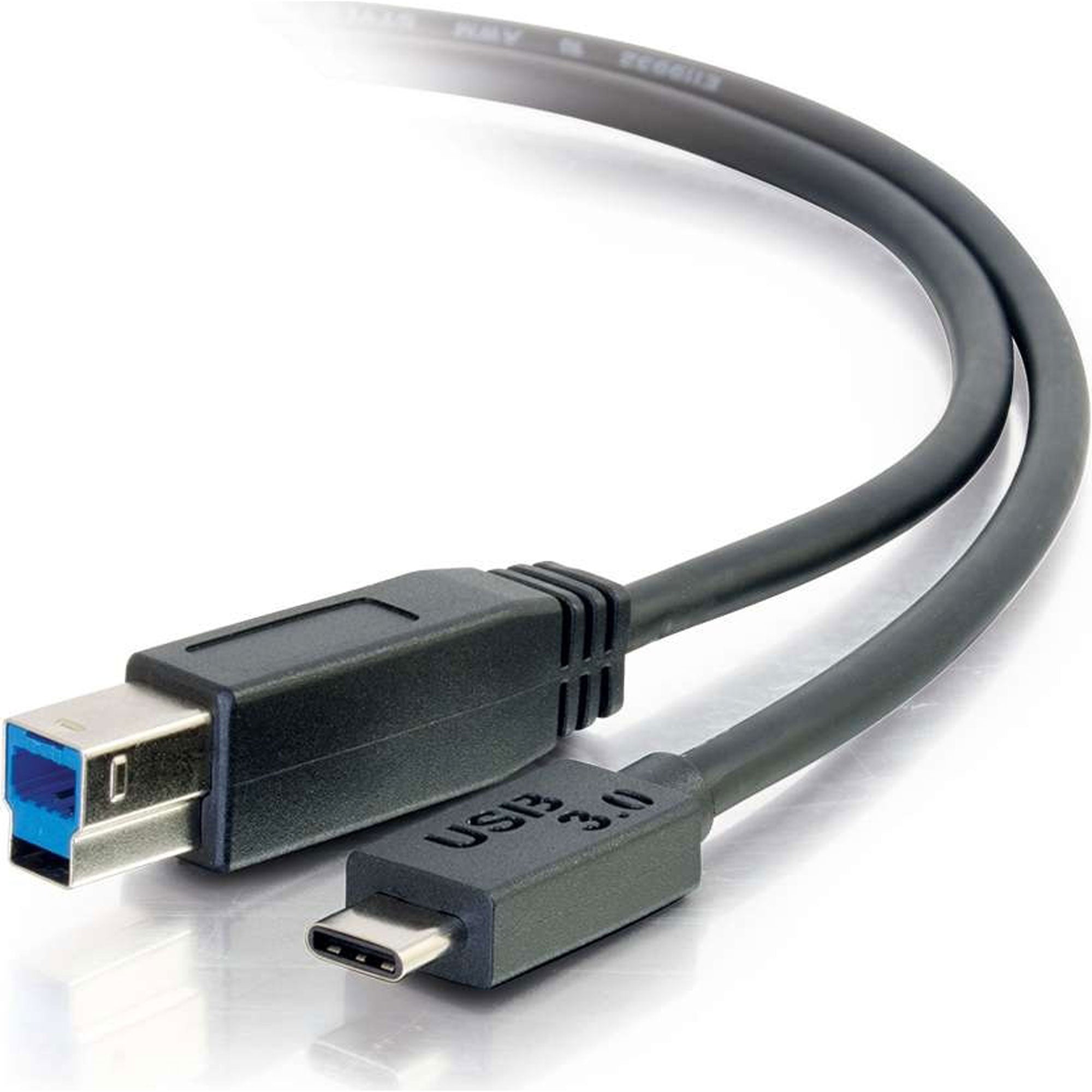 C2G 28865 USB-C Male to USB-B Male USB 3.1 (Gen1) Cable (3')